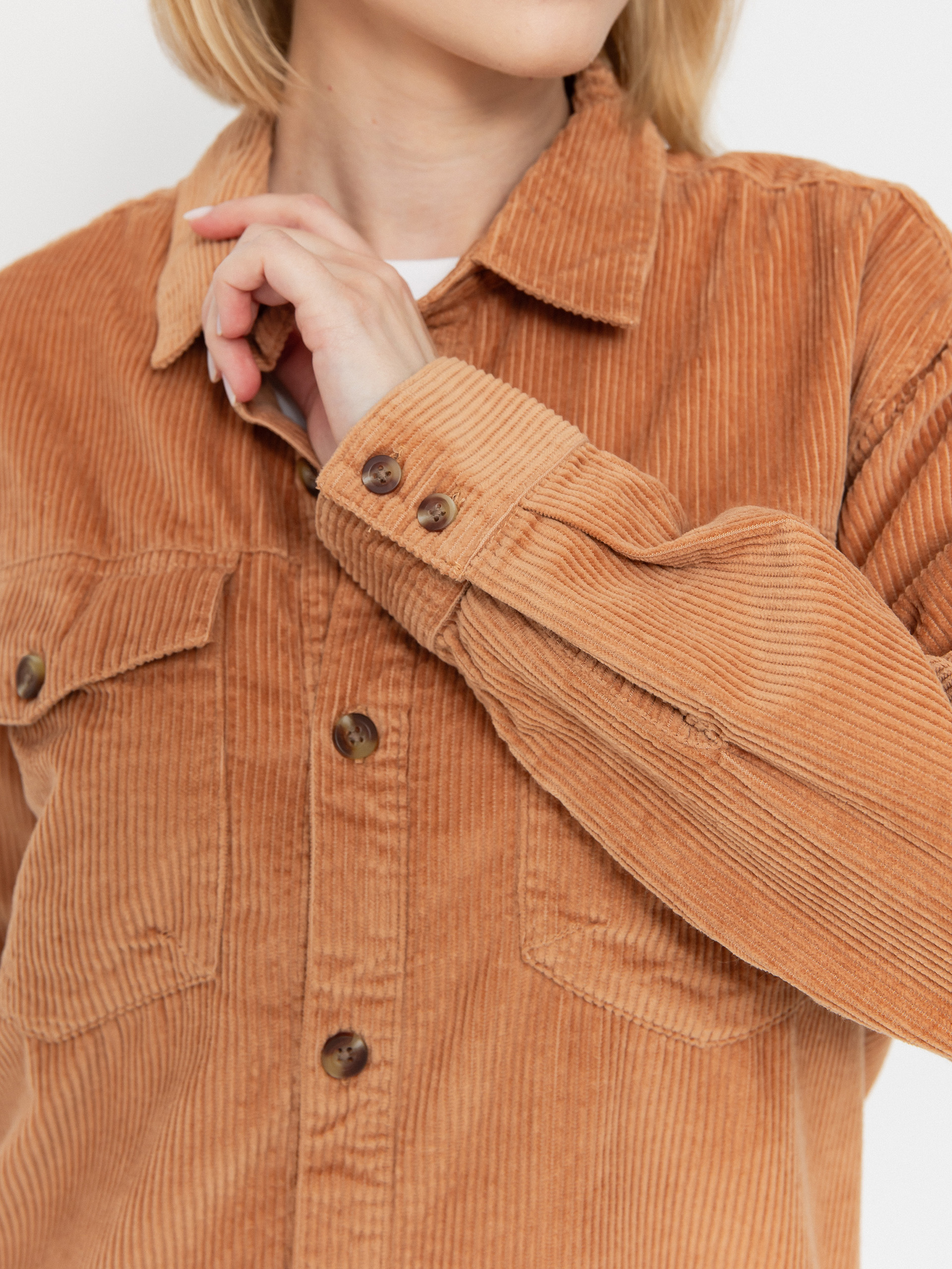 Сорочка Roxy Let It Go Cord Wmn (camel)