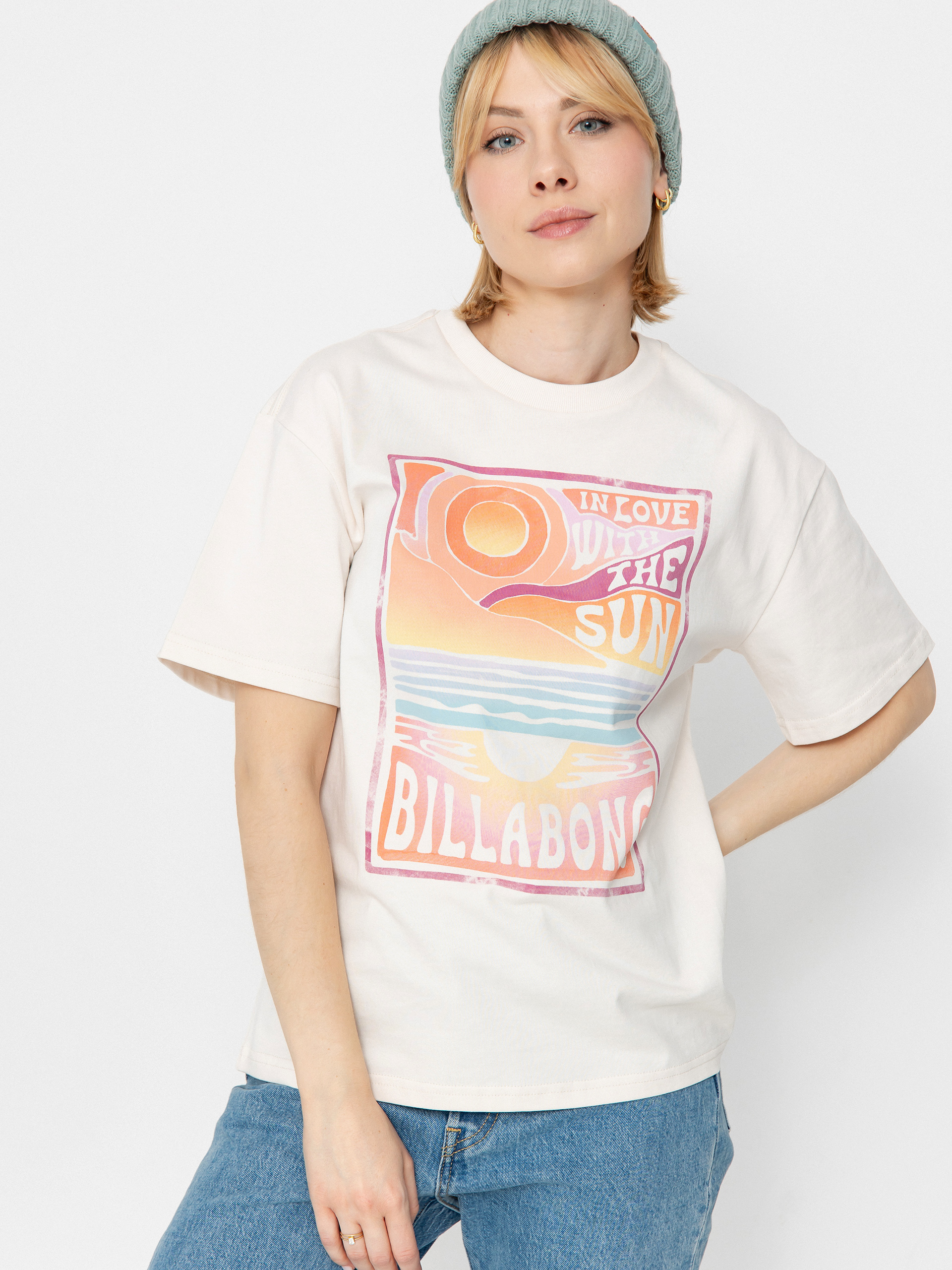 Футболка Billabong With The Sun Wmn (salt crystal)