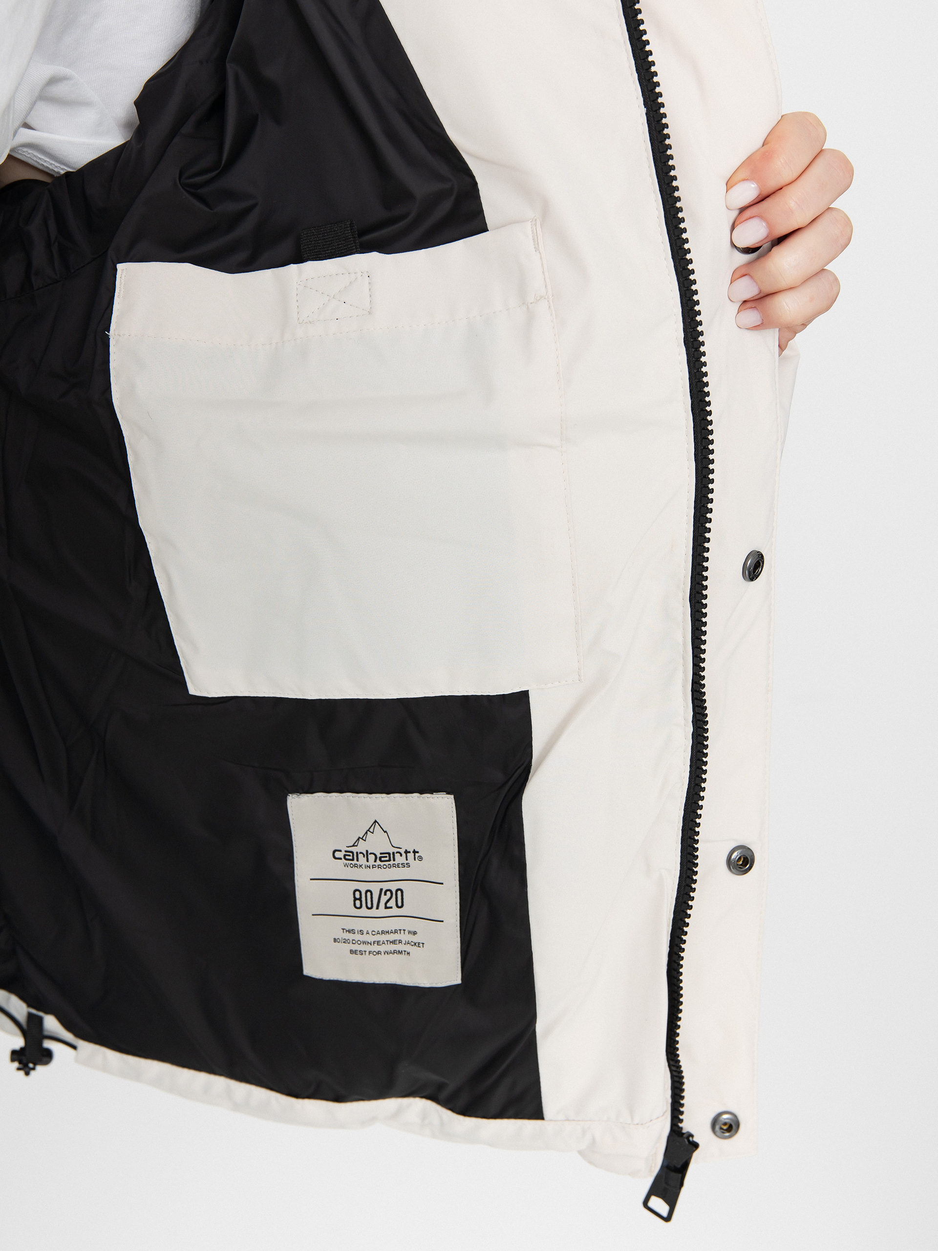 Куртка Carhartt WIP Yanie Wmn (moonbeam/black)