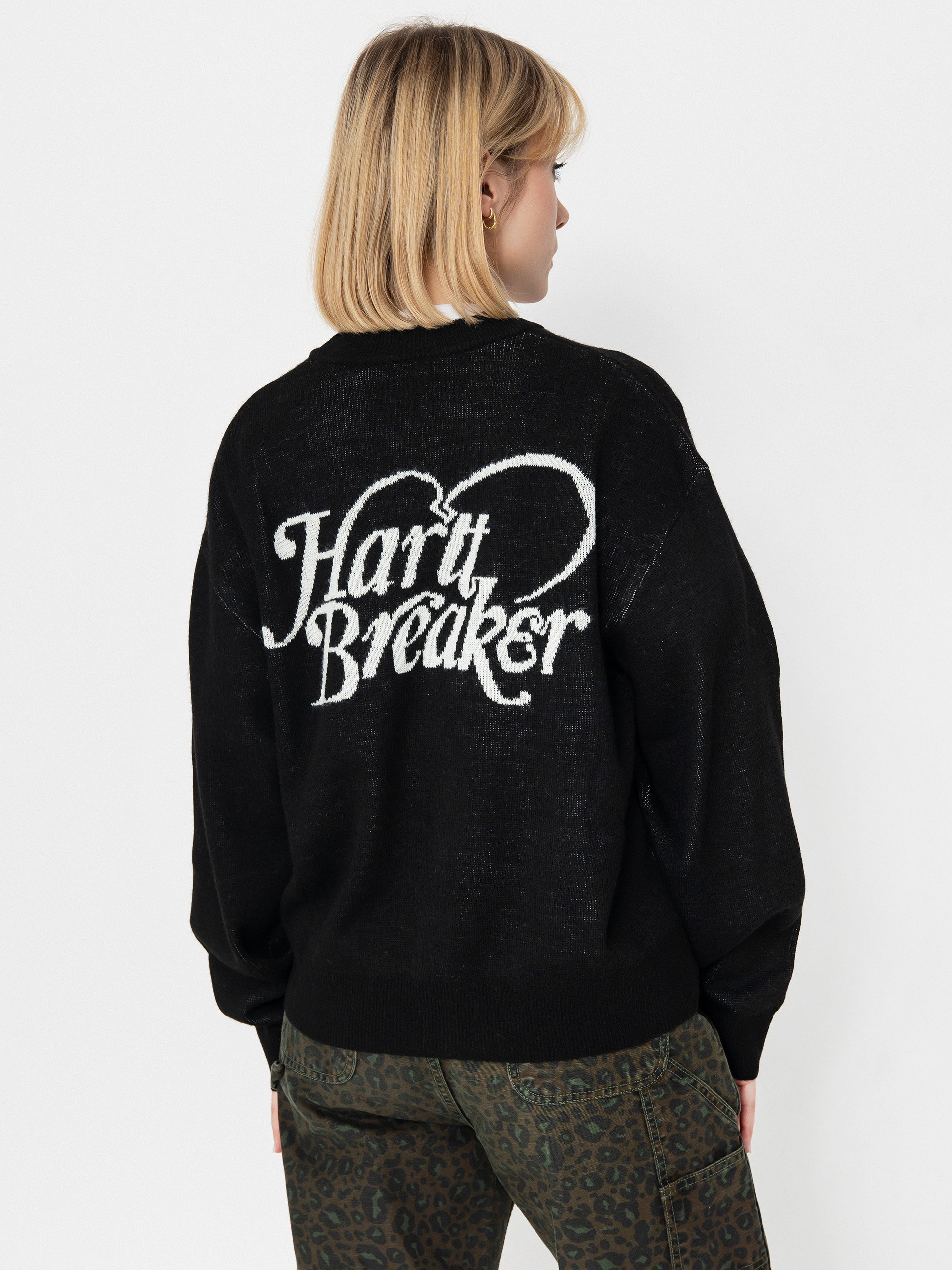 Светр Carhartt WIP Harttbreaker Cardigan Wmn (black/wax)