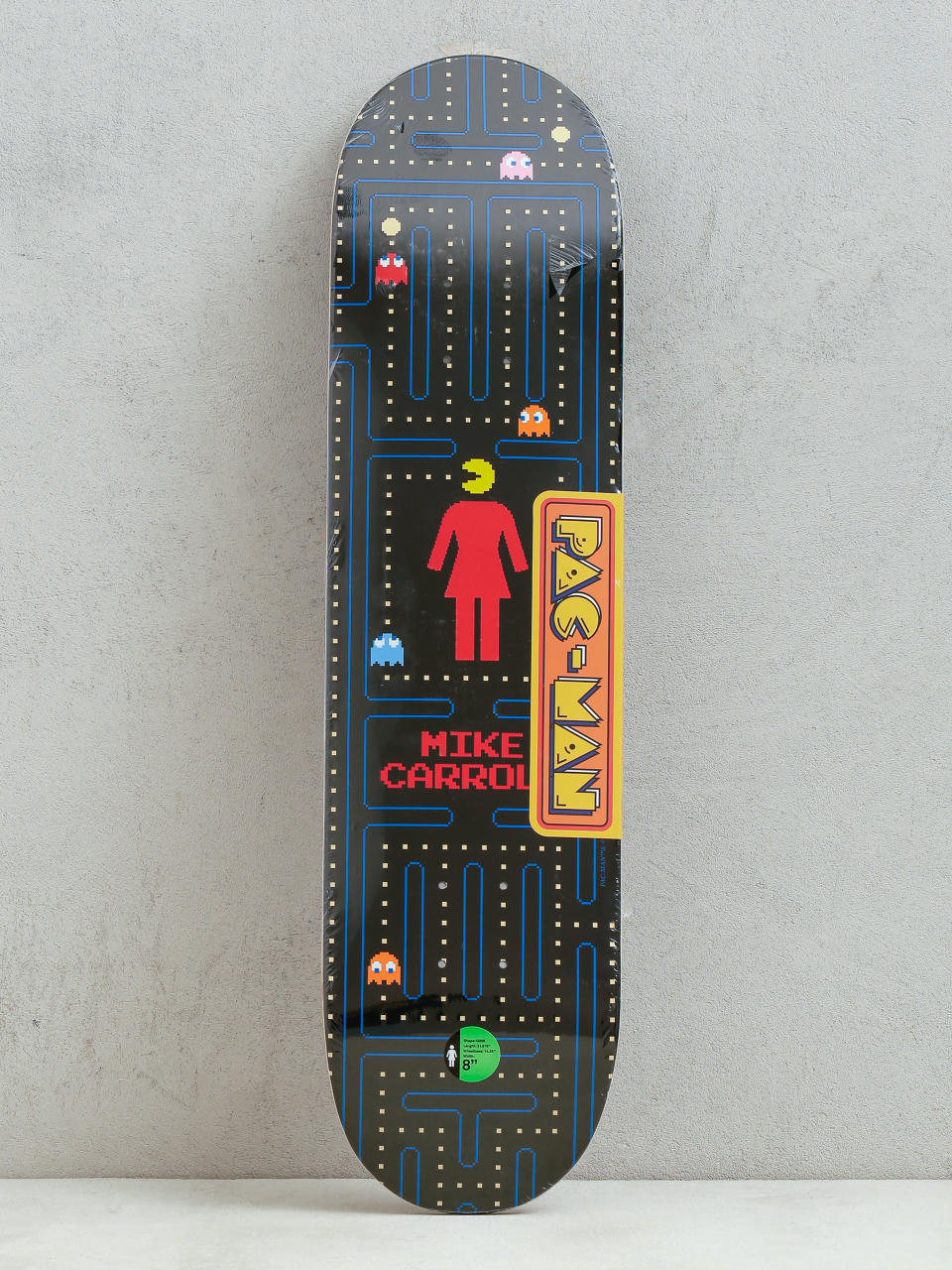 Декa Girl Skateboard Carroll Pac Man (black)