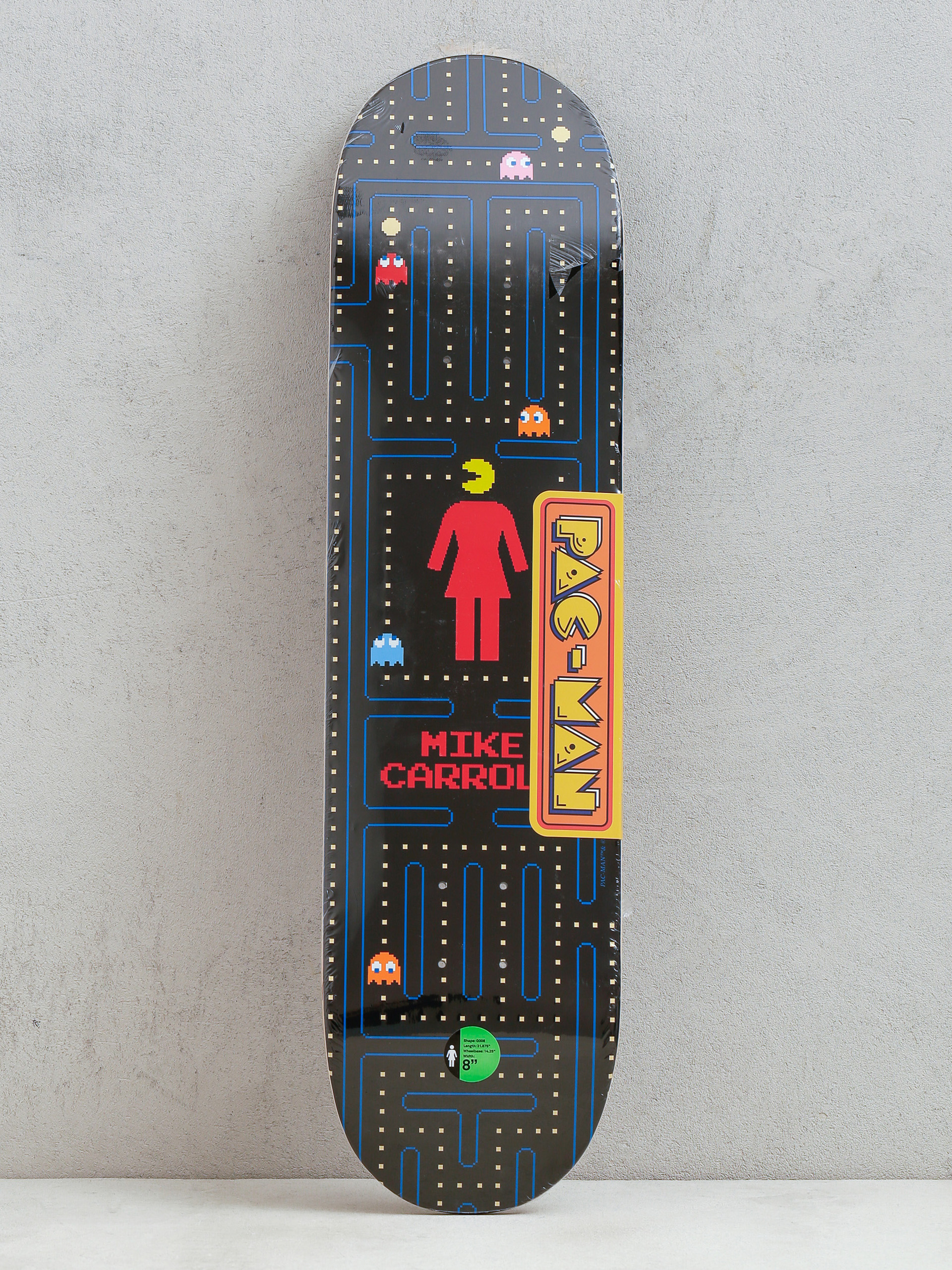 Декa Girl Skateboard Carroll Pac Man (black)