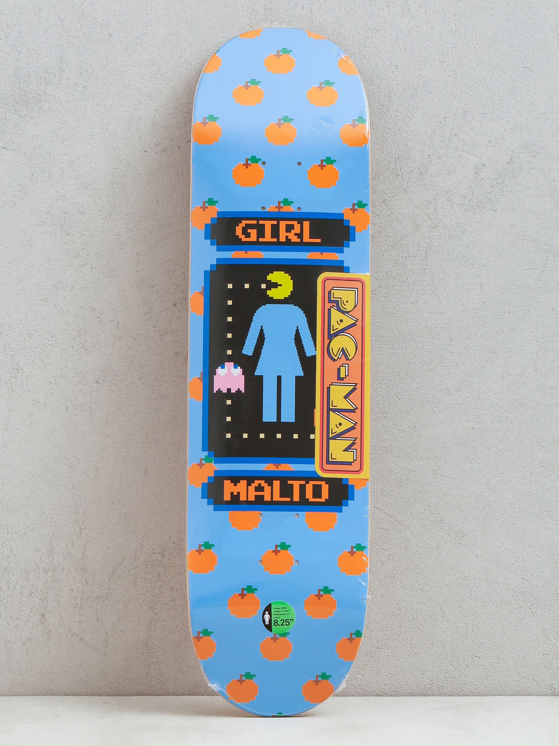 Декa Girl Skateboard Malto Pac Man (blue)