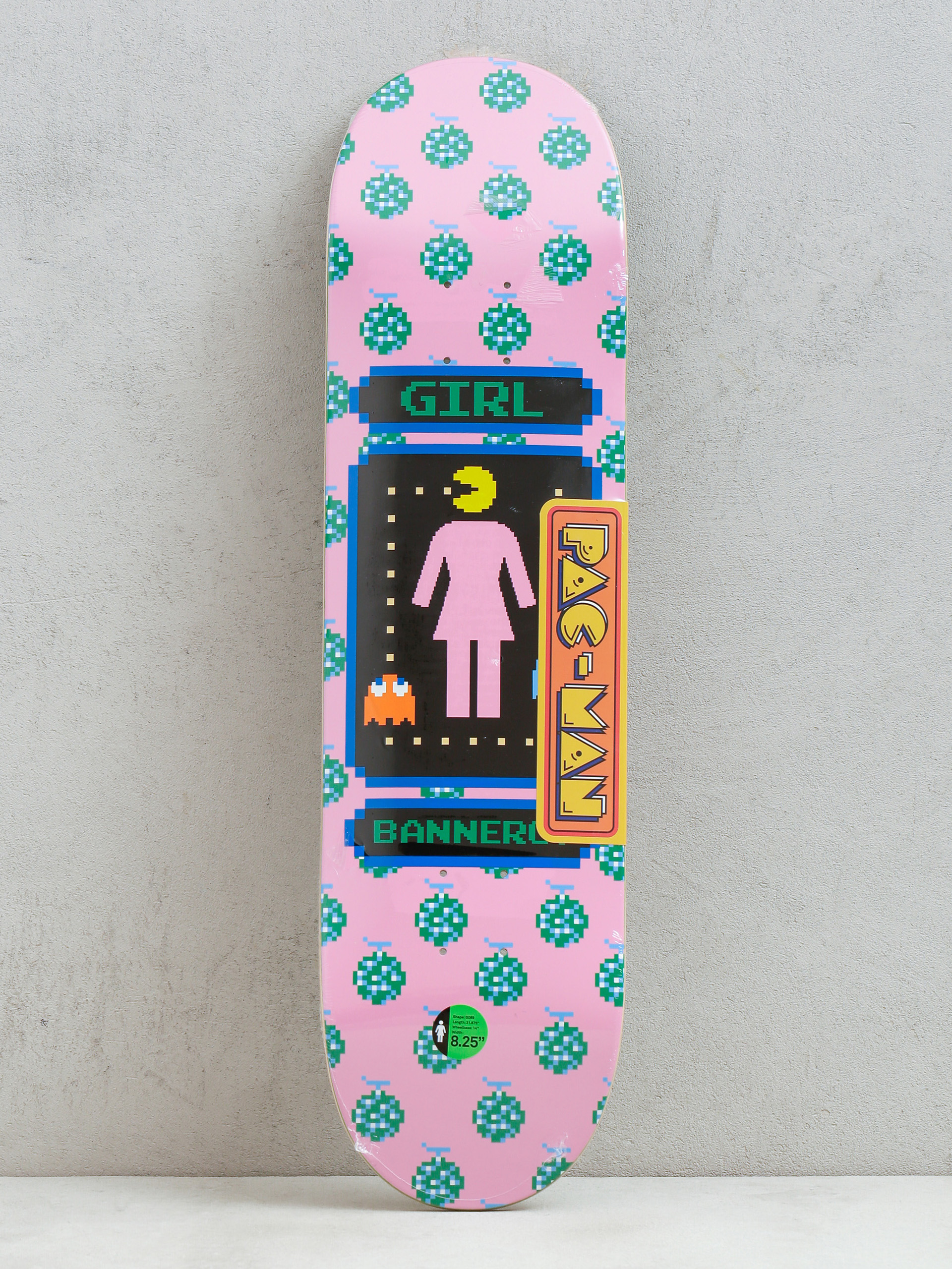 Декa Girl Skateboard Bannerot Pac Man (pink)