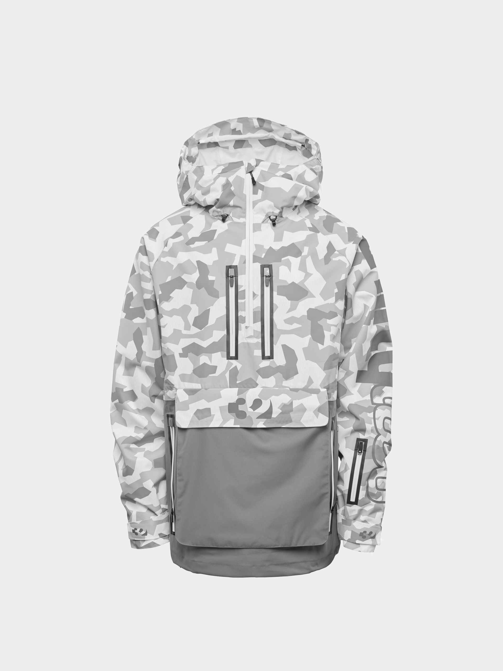 Сноубордична куртка ThirtyTwo Light Anorak (white/camo)