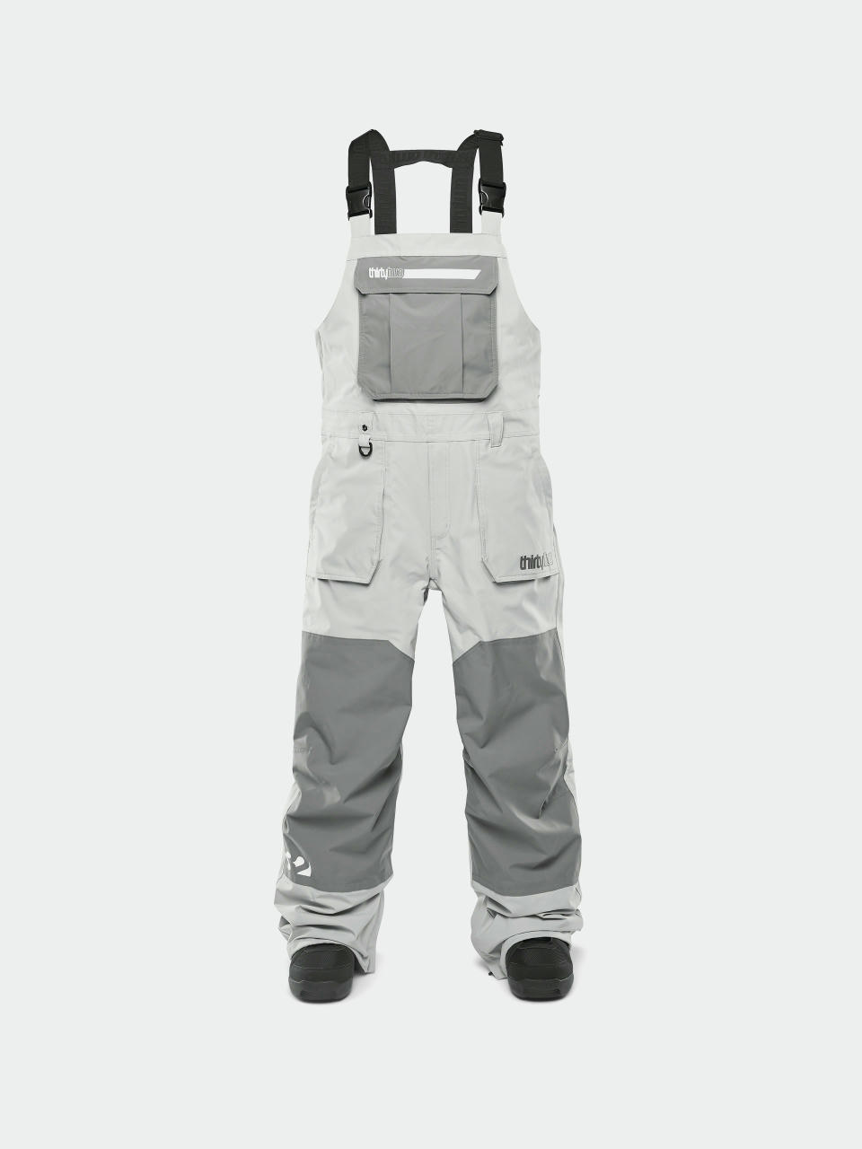 Чоловічі Сноубордичні штани ThirtyTwo Basement Bib (charcoal)