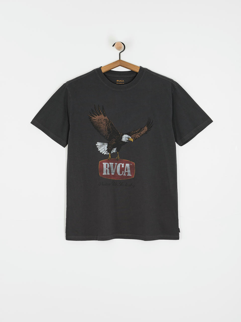 Футболка RVCA Hawk Eye (washed black)