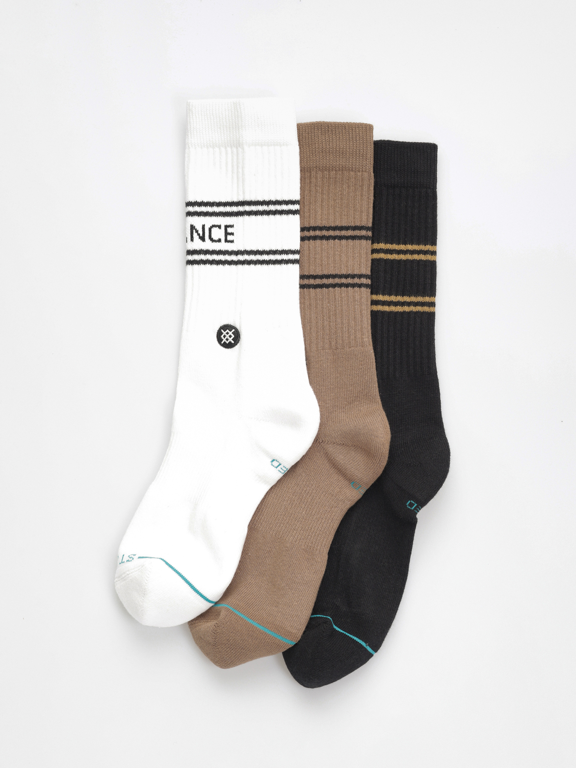  Шкарпетки Stance Basic 3 Pack Crew (gold)