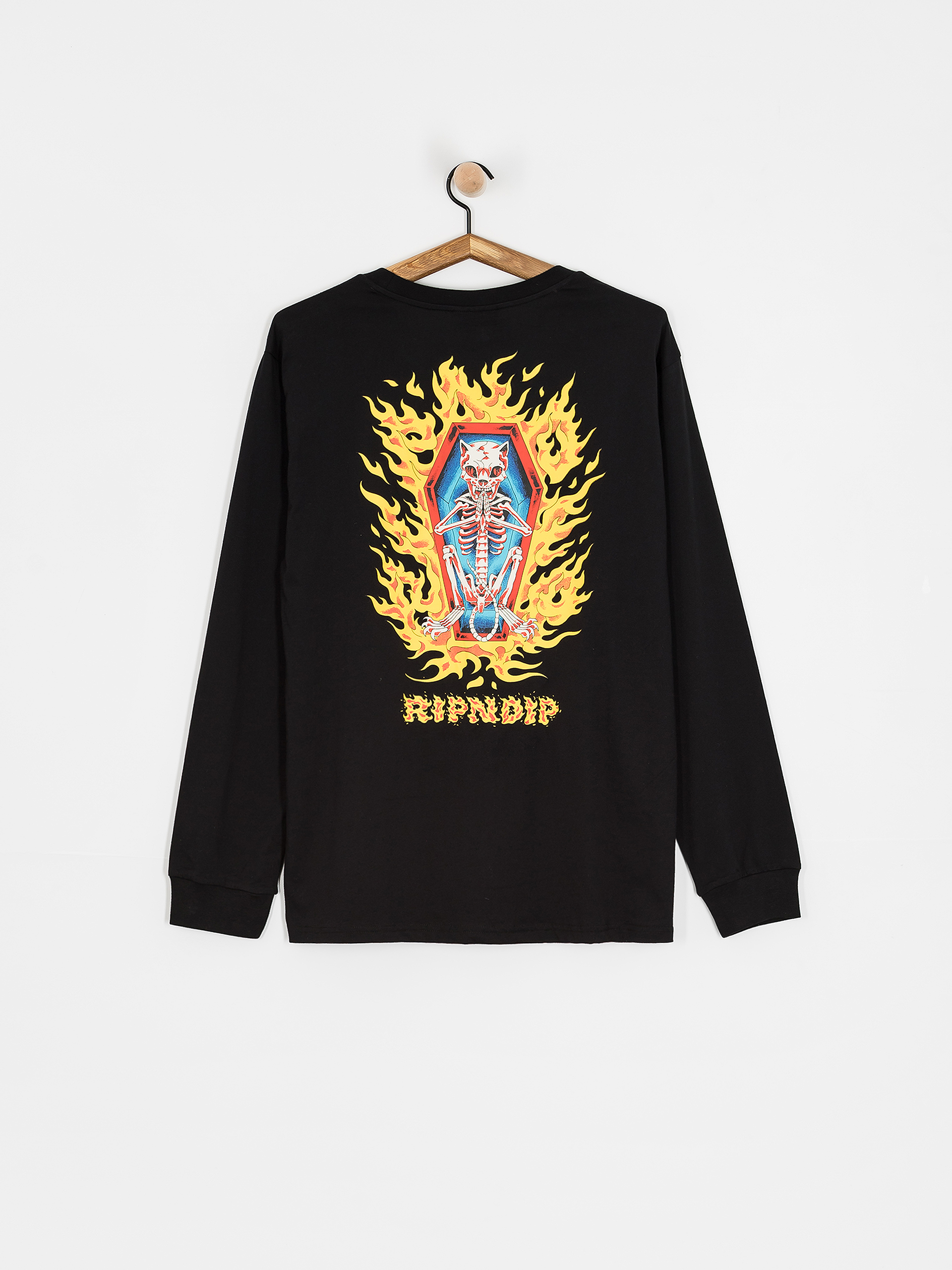 Лонгслів RipNDip Burn In Heck (black)