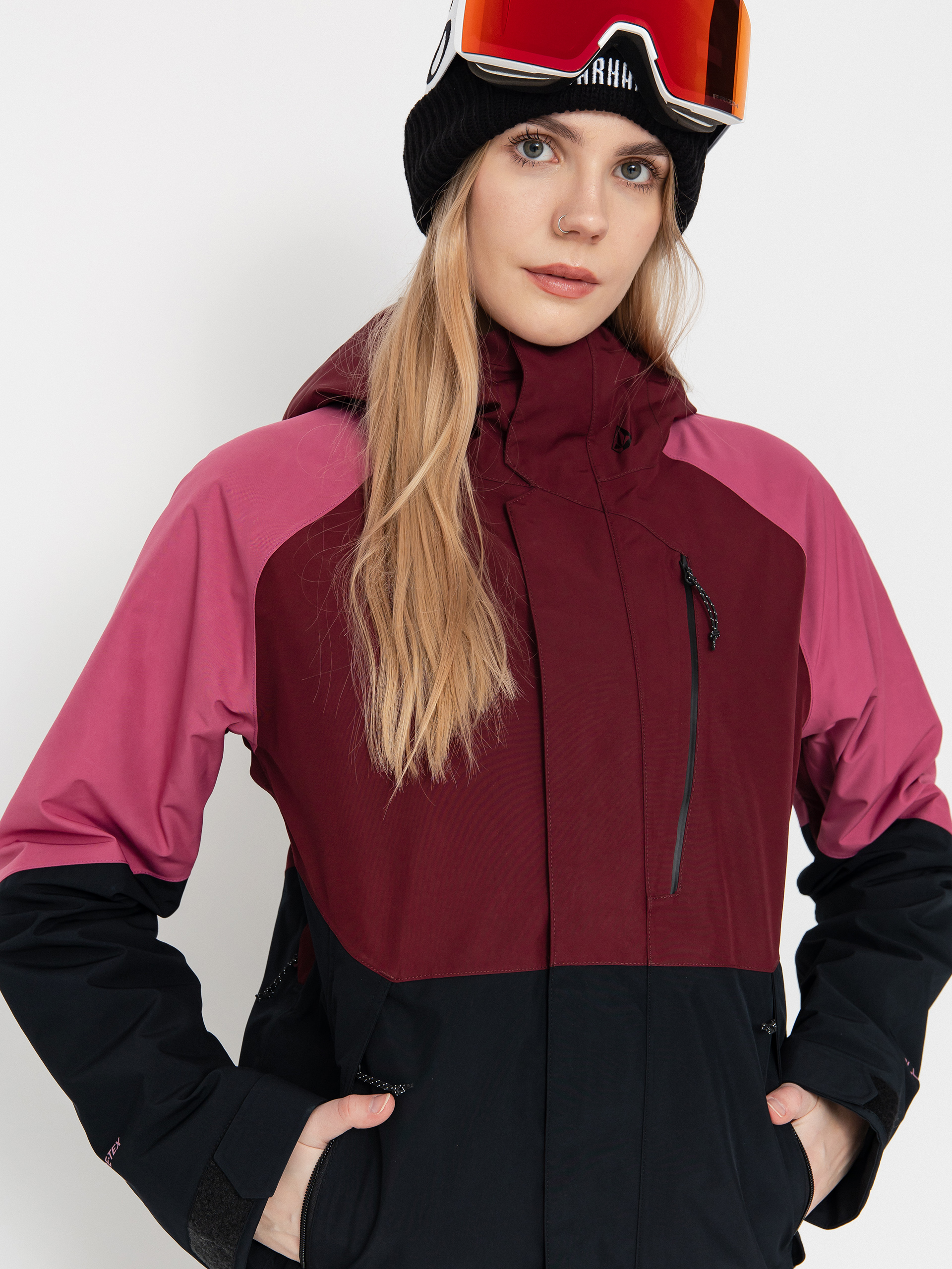 Жіноча Сноубордична куртка Volcom V.Co Aris Ins Gore (burgundy)