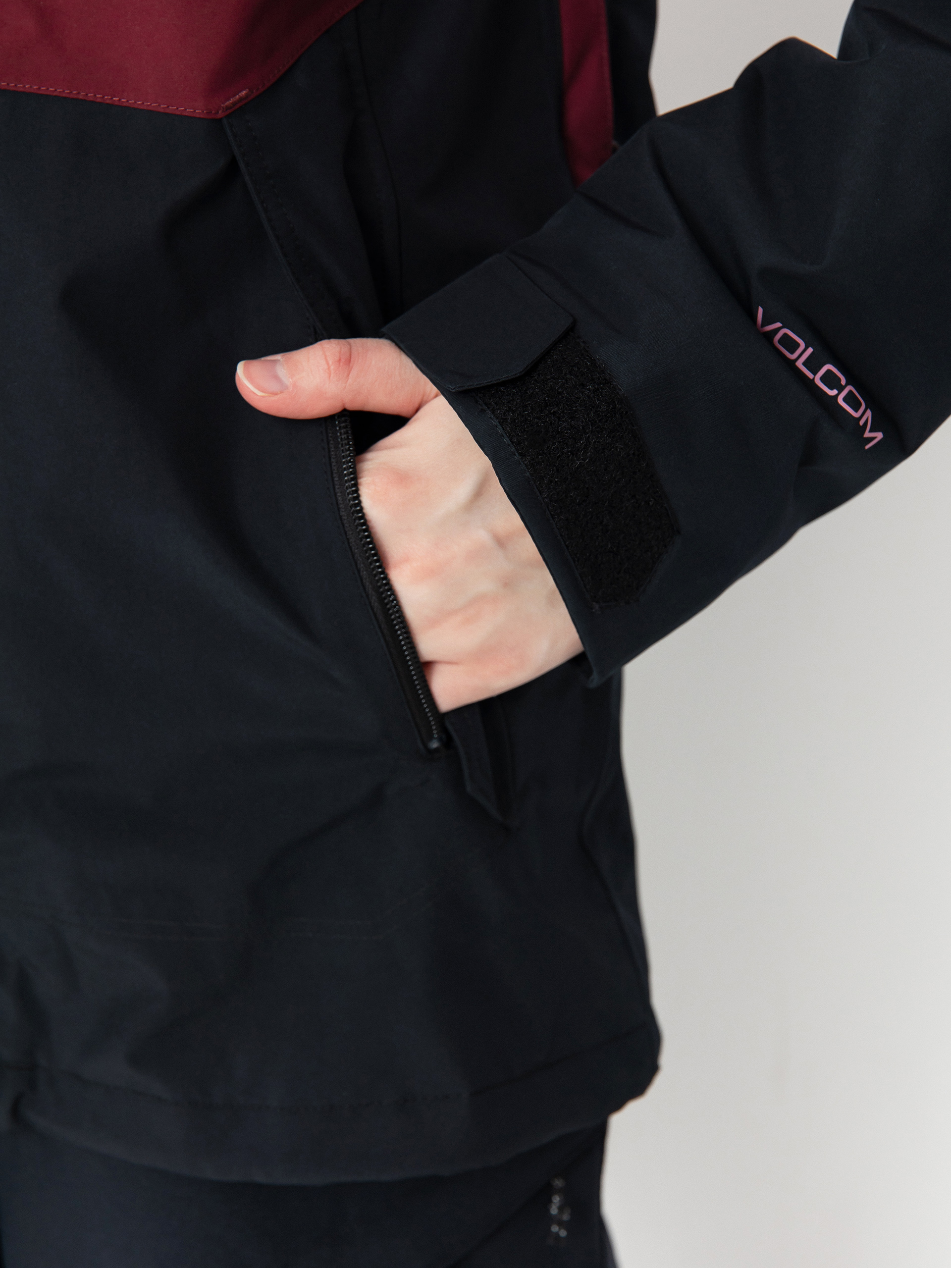 Жіноча Сноубордична куртка Volcom V.Co Aris Ins Gore (burgundy)