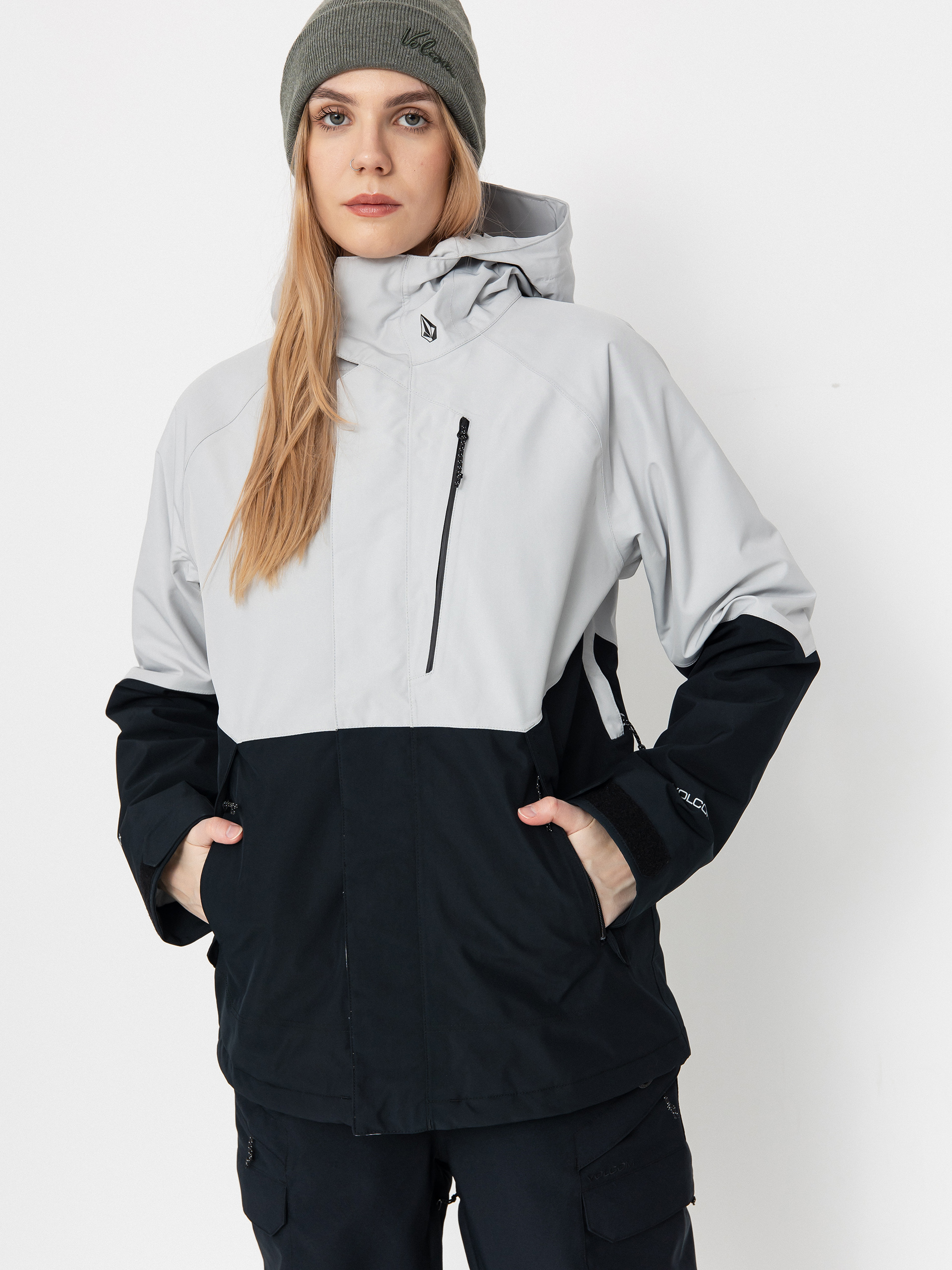 Жіноча Сноубордична куртка Volcom V.Co Aris Ins Gore (cloud grey)