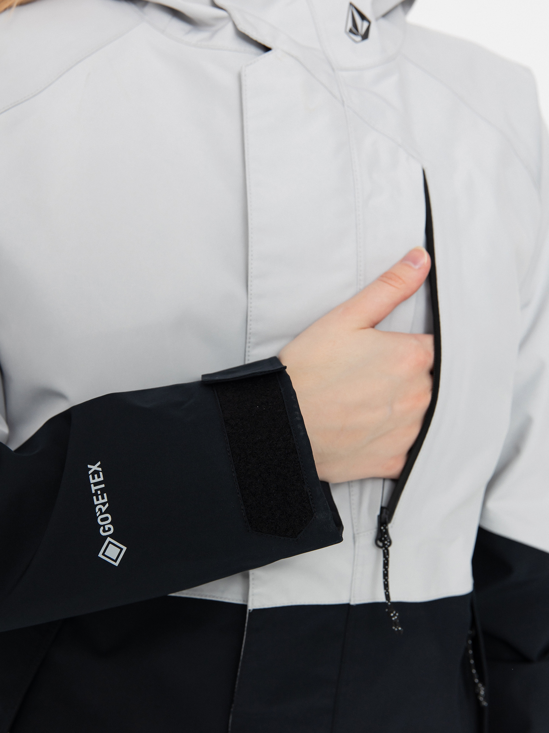 Жіноча Сноубордична куртка Volcom V.Co Aris Ins Gore (cloud grey)