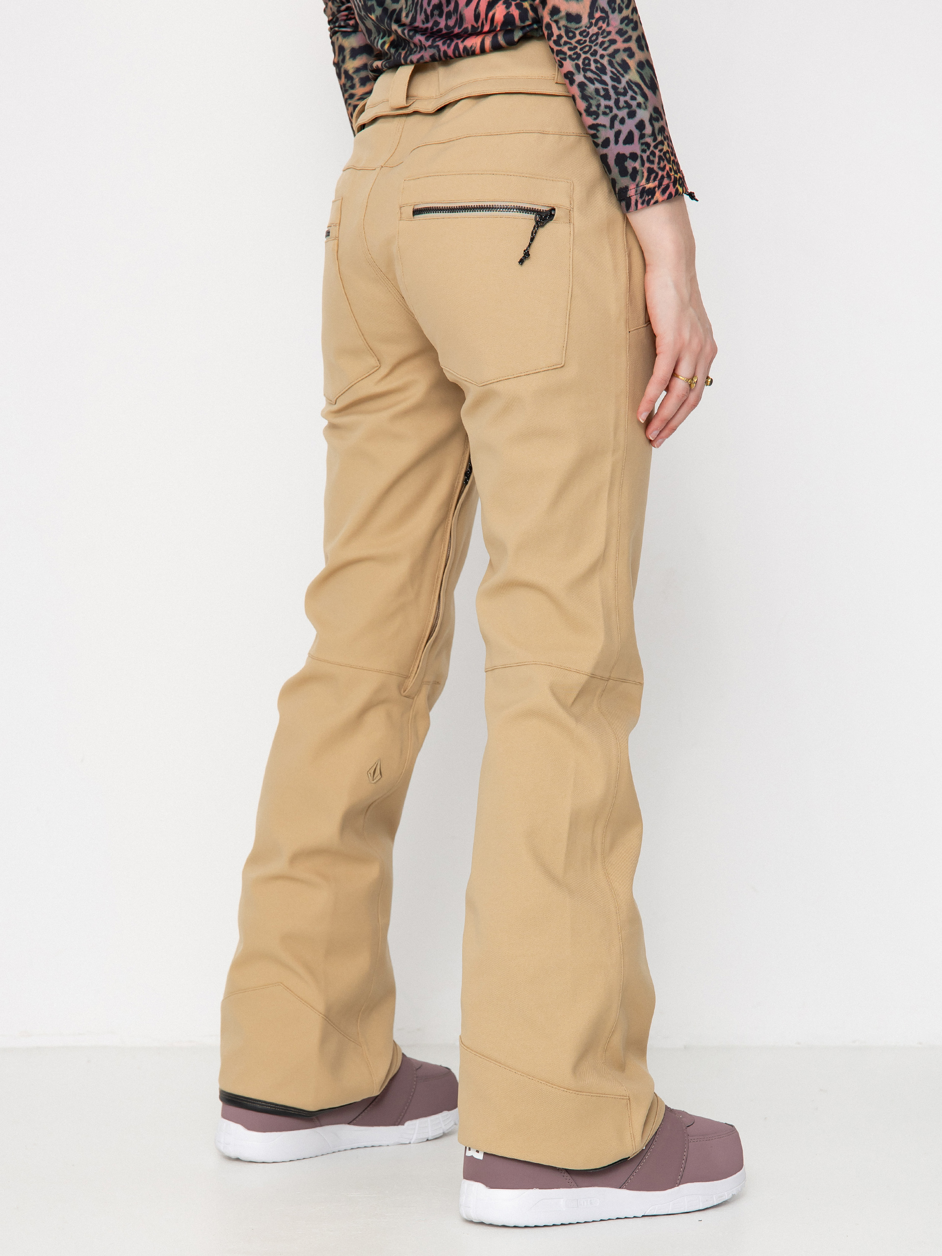 Жіночі Сноубордичні штани Volcom Genus Stretch (sand)