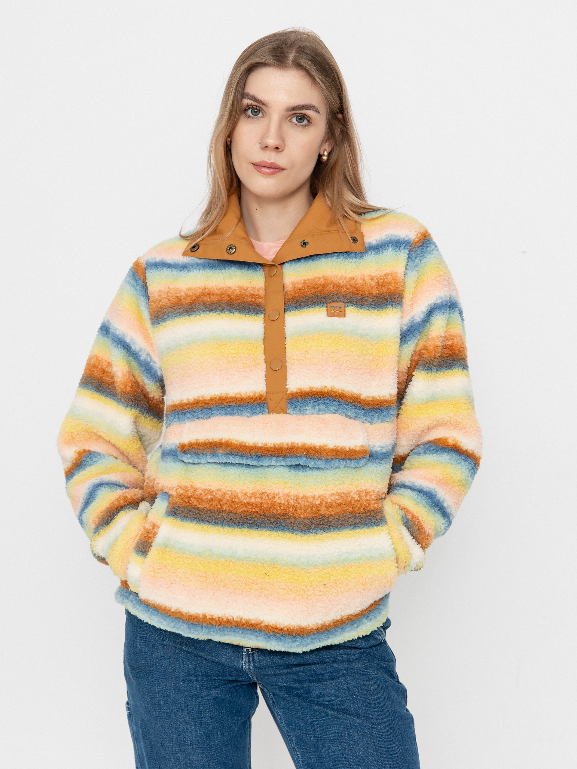 Флісовий светр Billabong Switchback Pullover Wmn (blue shadow)