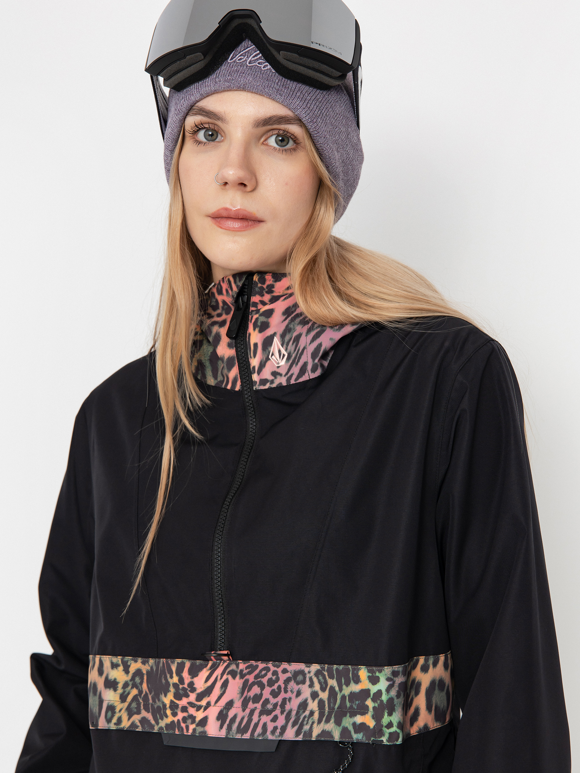 Жіноча Сноубордична куртка Volcom Ashfield Pullover (black)