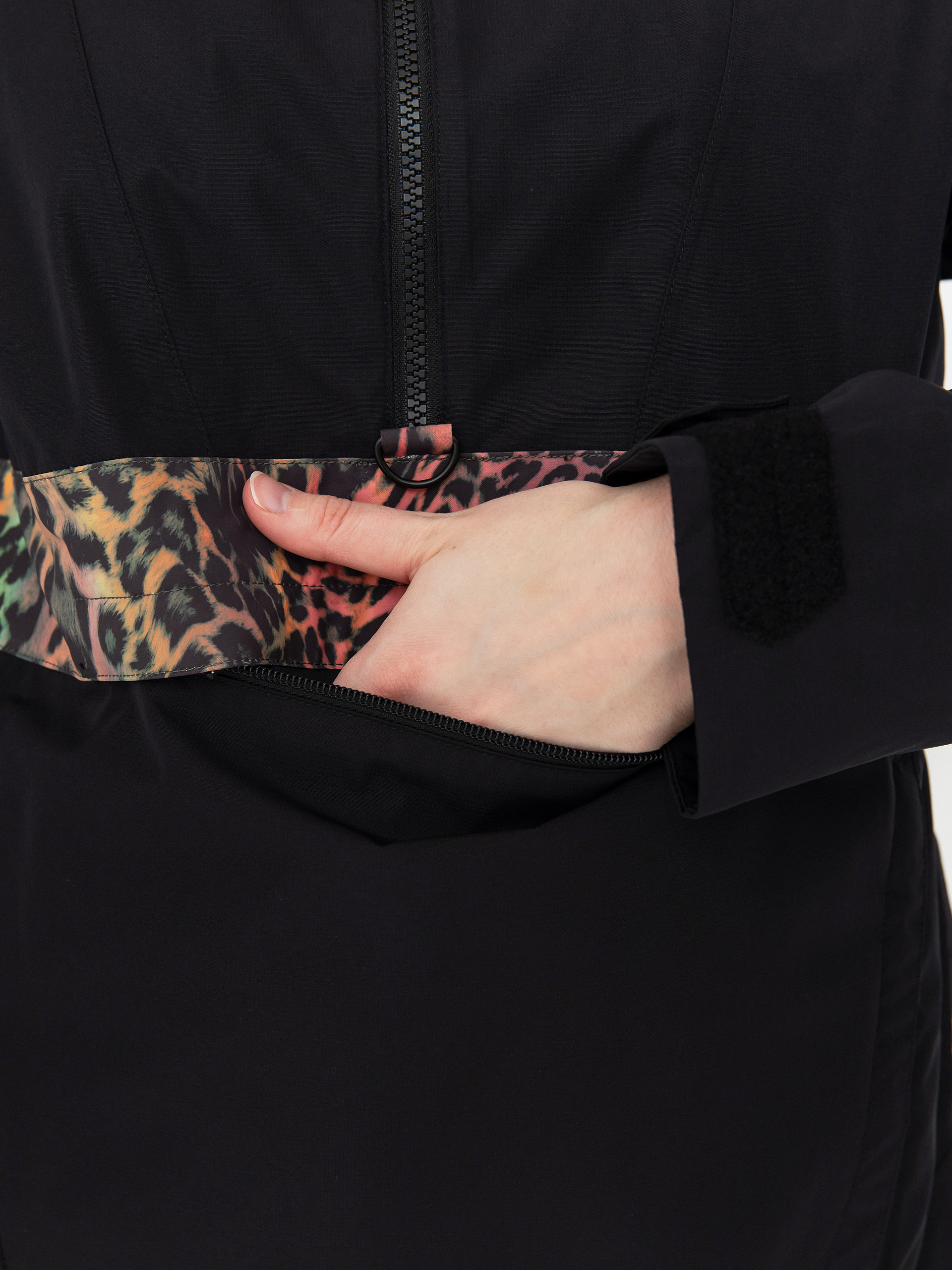 Жіноча Сноубордична куртка Volcom Ashfield Pullover (black)