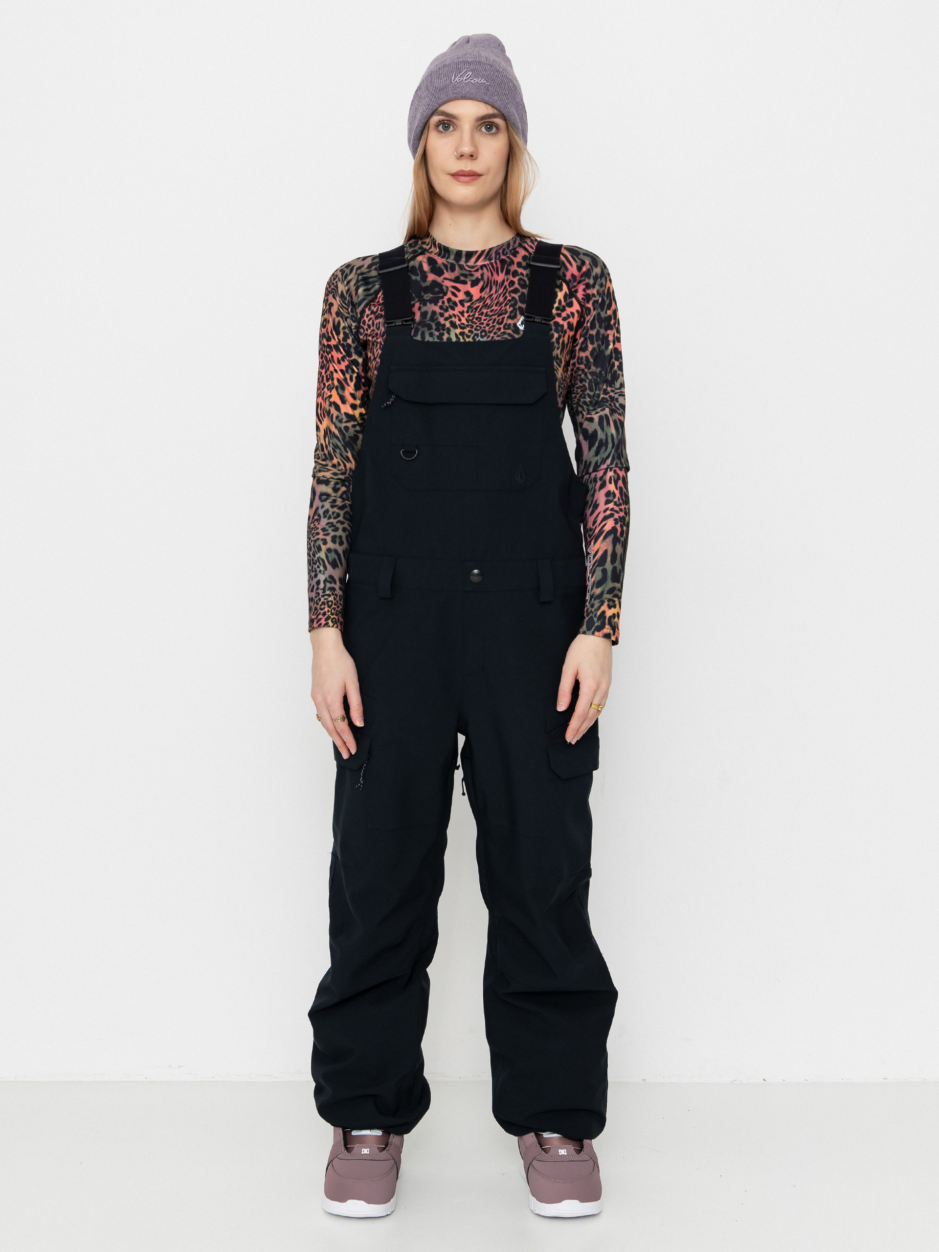 Сноубордичні штани Volcom Creston 3D Stretch Bib Overall Wmn (black)