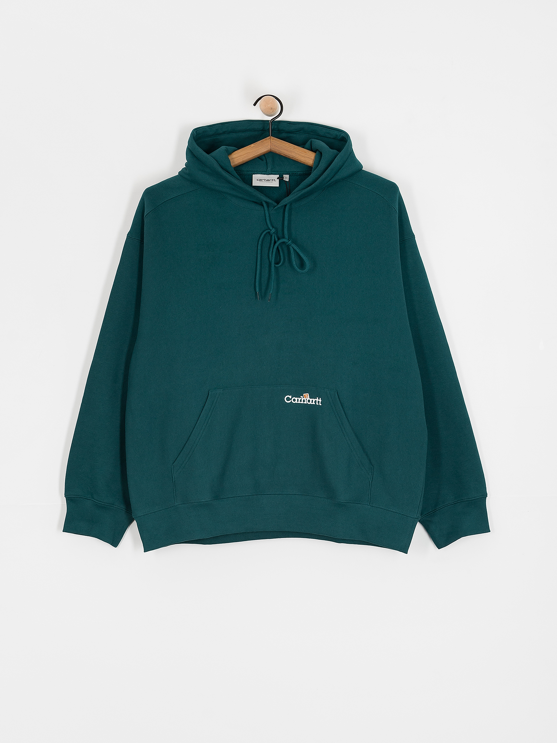 Худі Carhartt WIP Label Script HD (malachite)