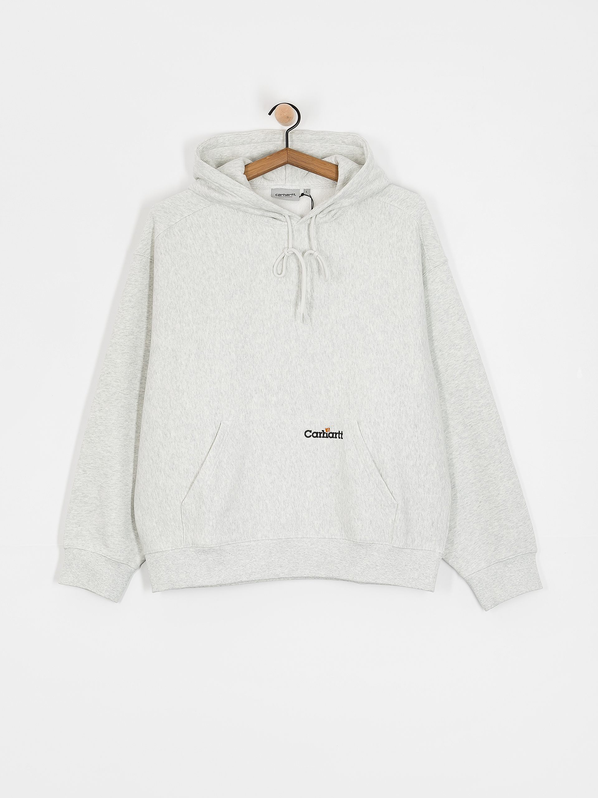 Худі Carhartt WIP Label Script HD (ash heather)