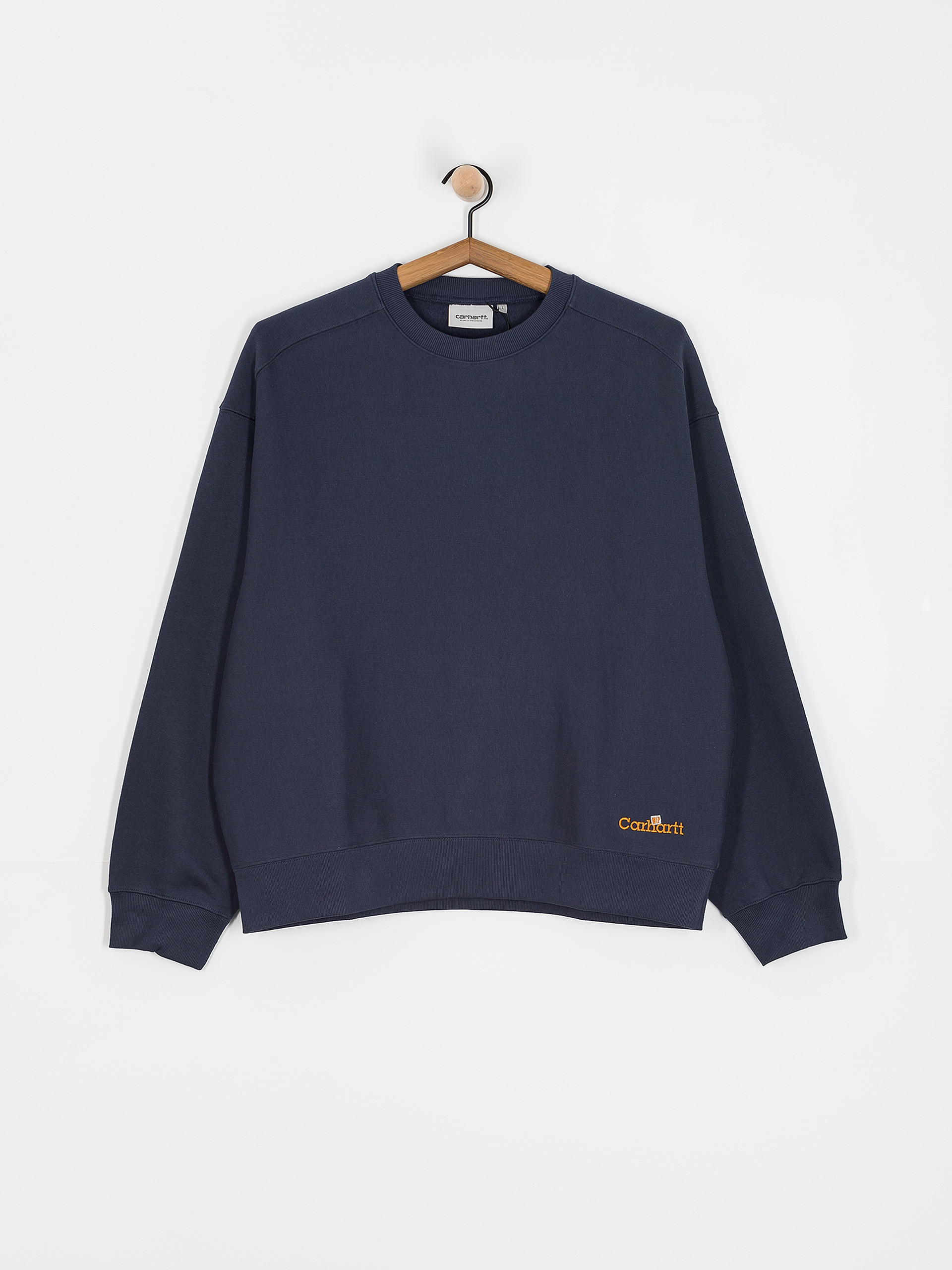 Світшот Carhartt WIP Label Script (blue)