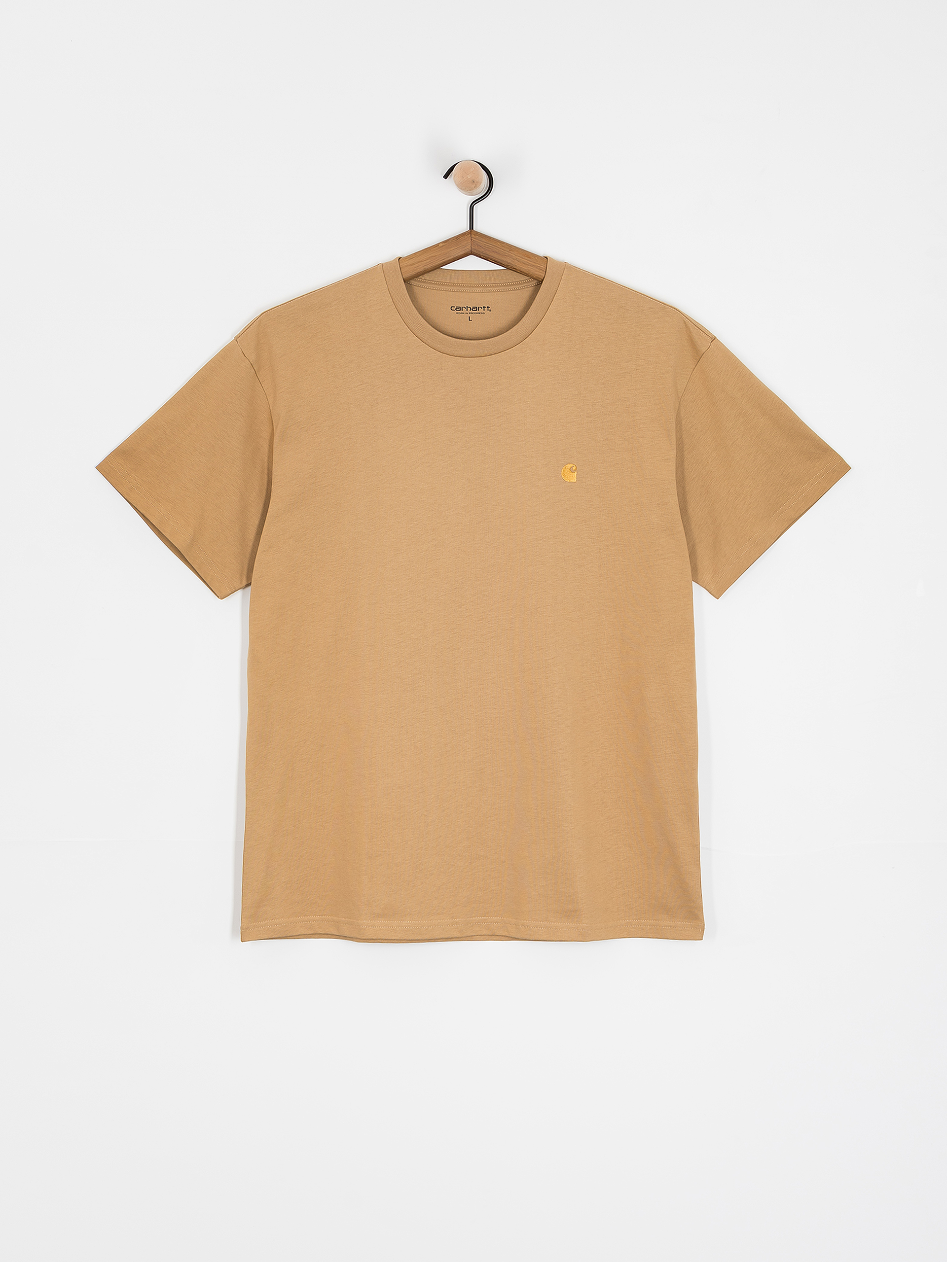 Футболка Carhartt WIP Chase (dusty h brown/gold)