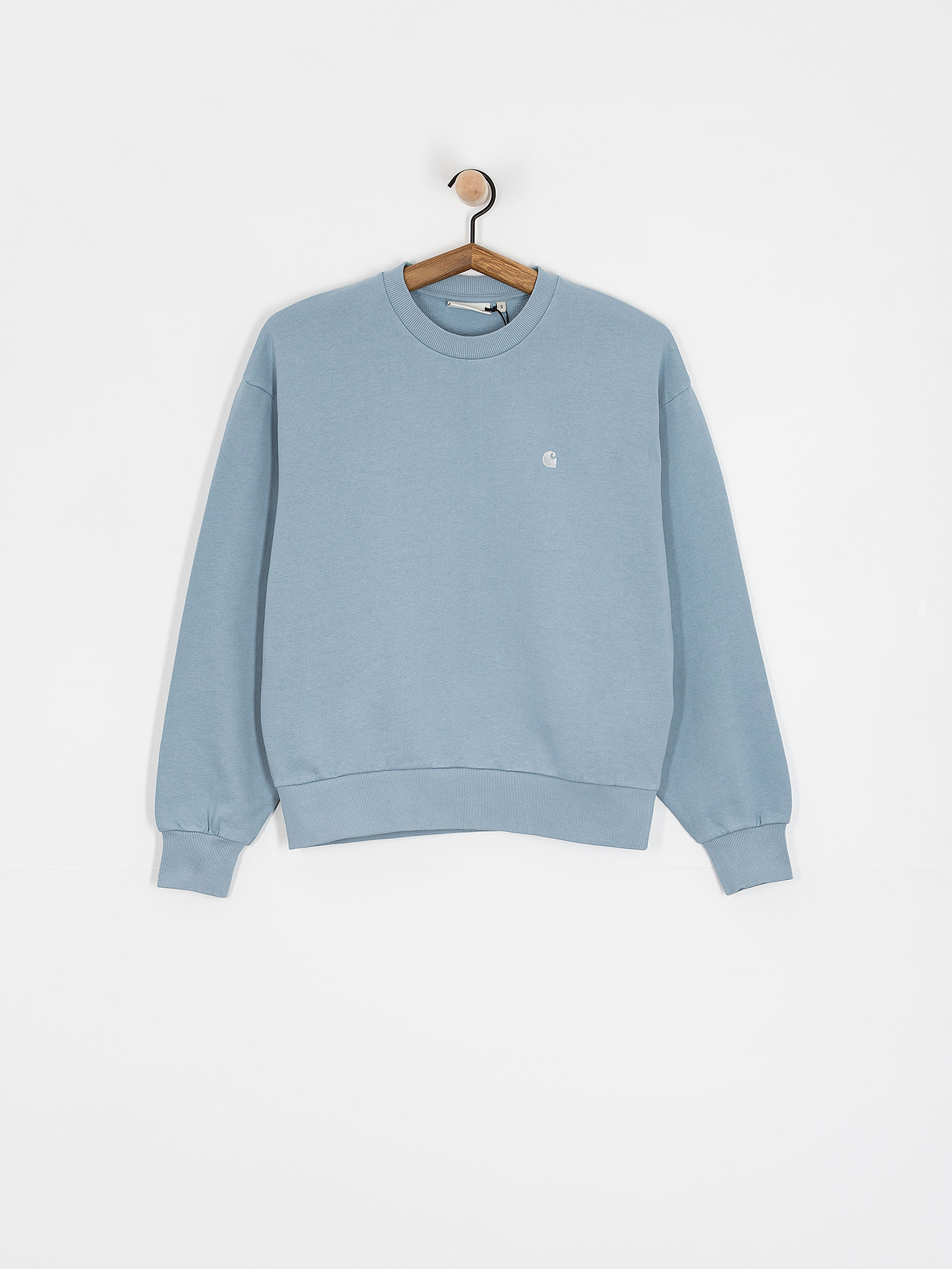 Світшот Carhartt WIP Casey Wmn (frosted blue/silver)