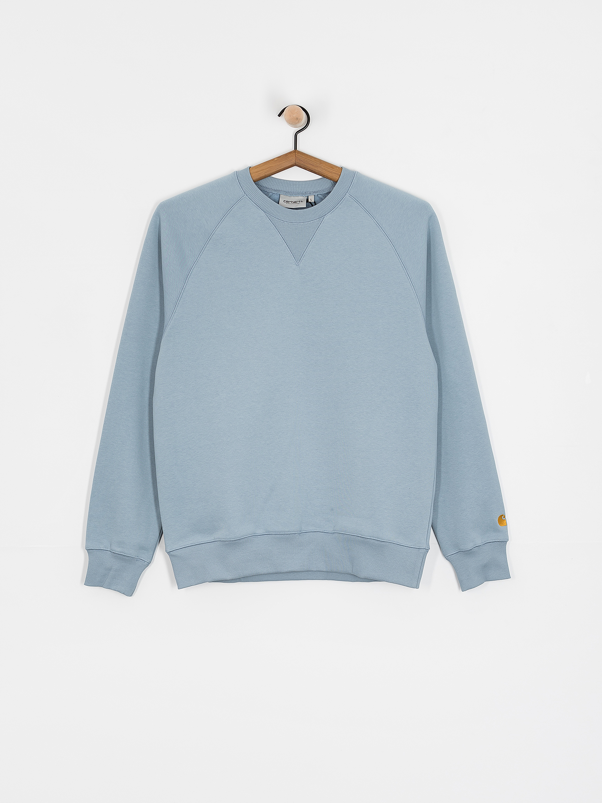 Світшот Carhartt WIP Chase (frosted blue/gold)