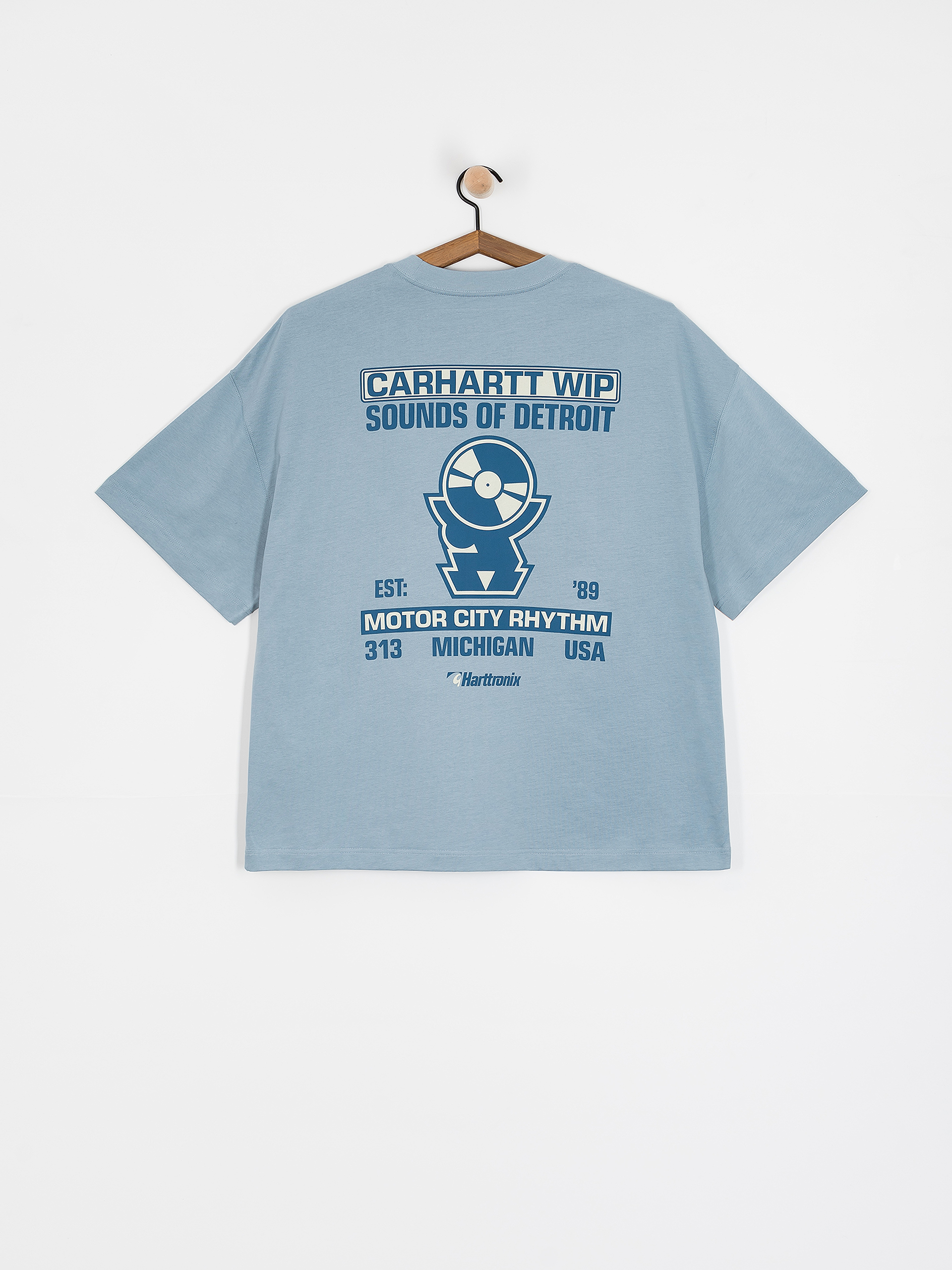 Футболка Carhartt WIP Harttronix (frosted blue)