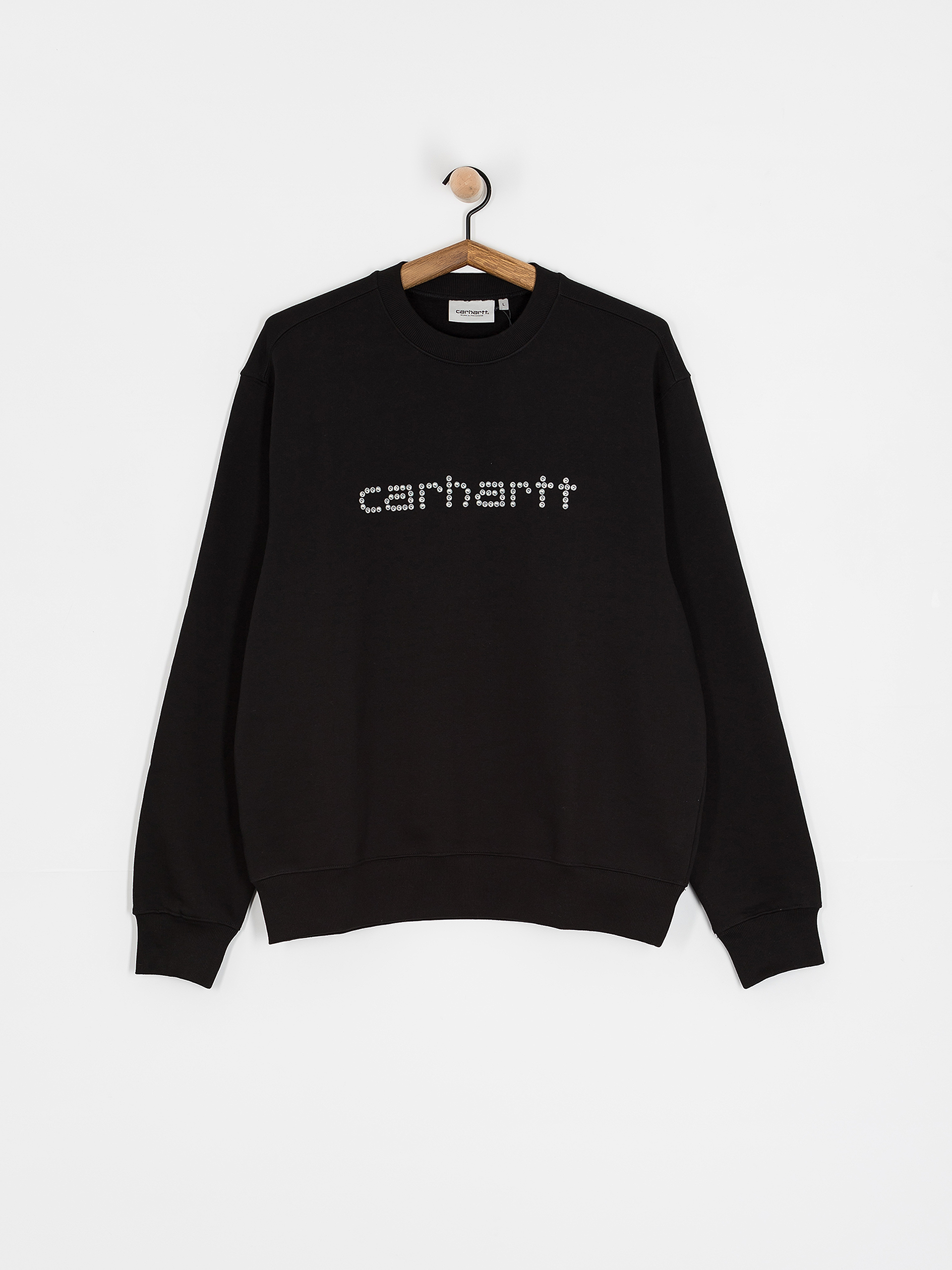 Світшот Carhartt WIP Rivet Script (black)