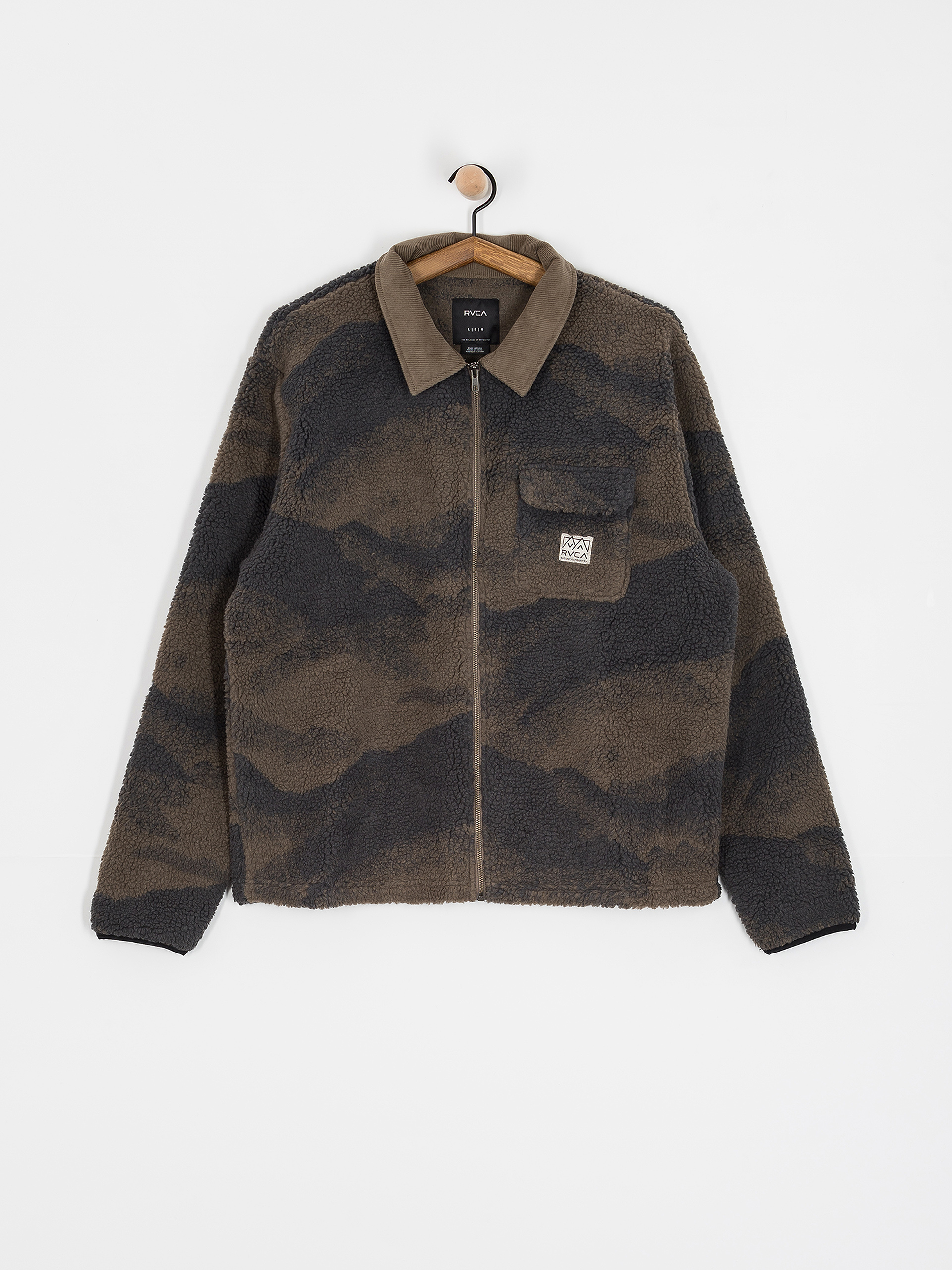 Куртка RVCA Walker Sherpa (blue haze)