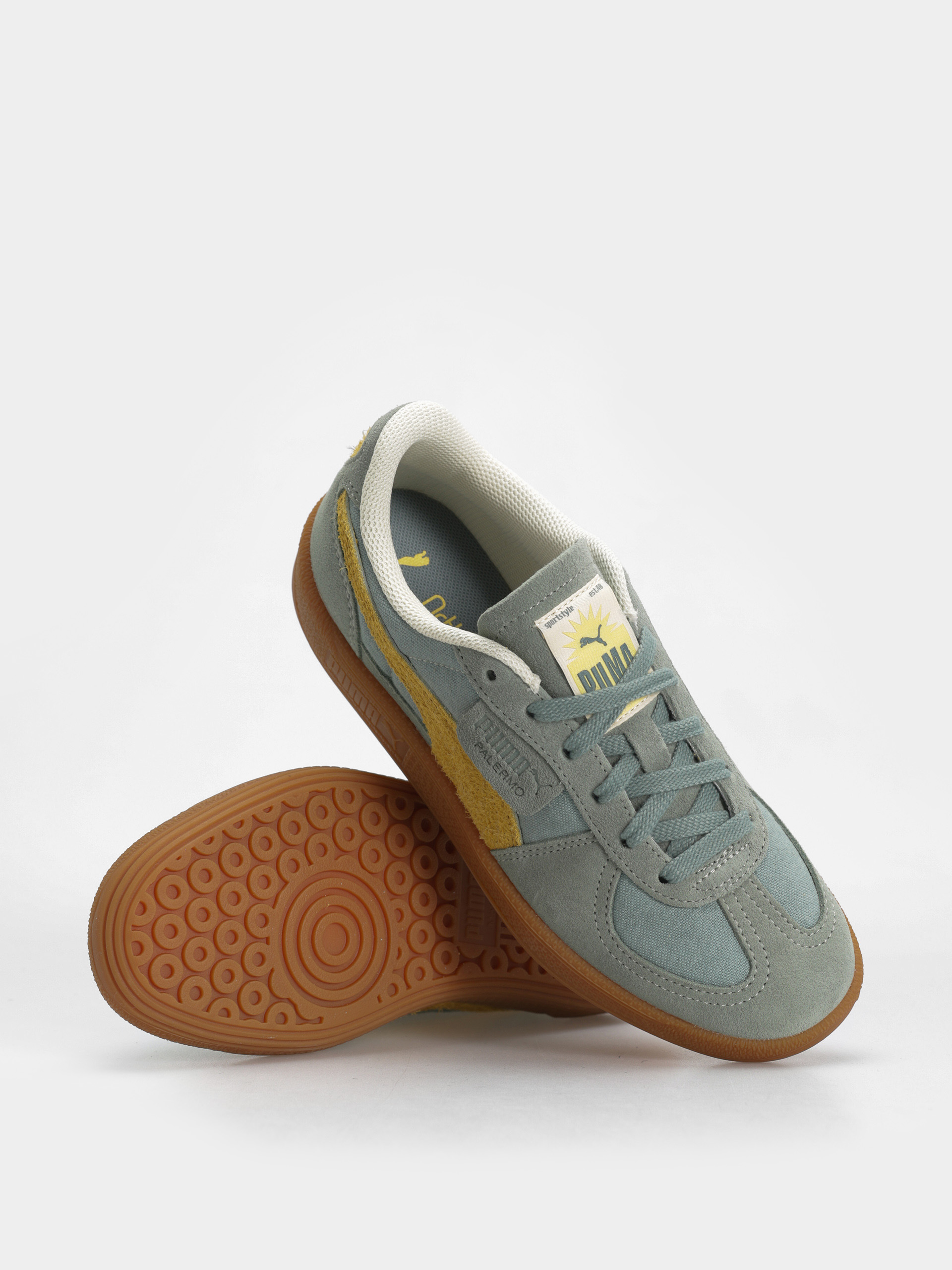 Взуття Puma Palermo Weathered (green moon sunny yellow)