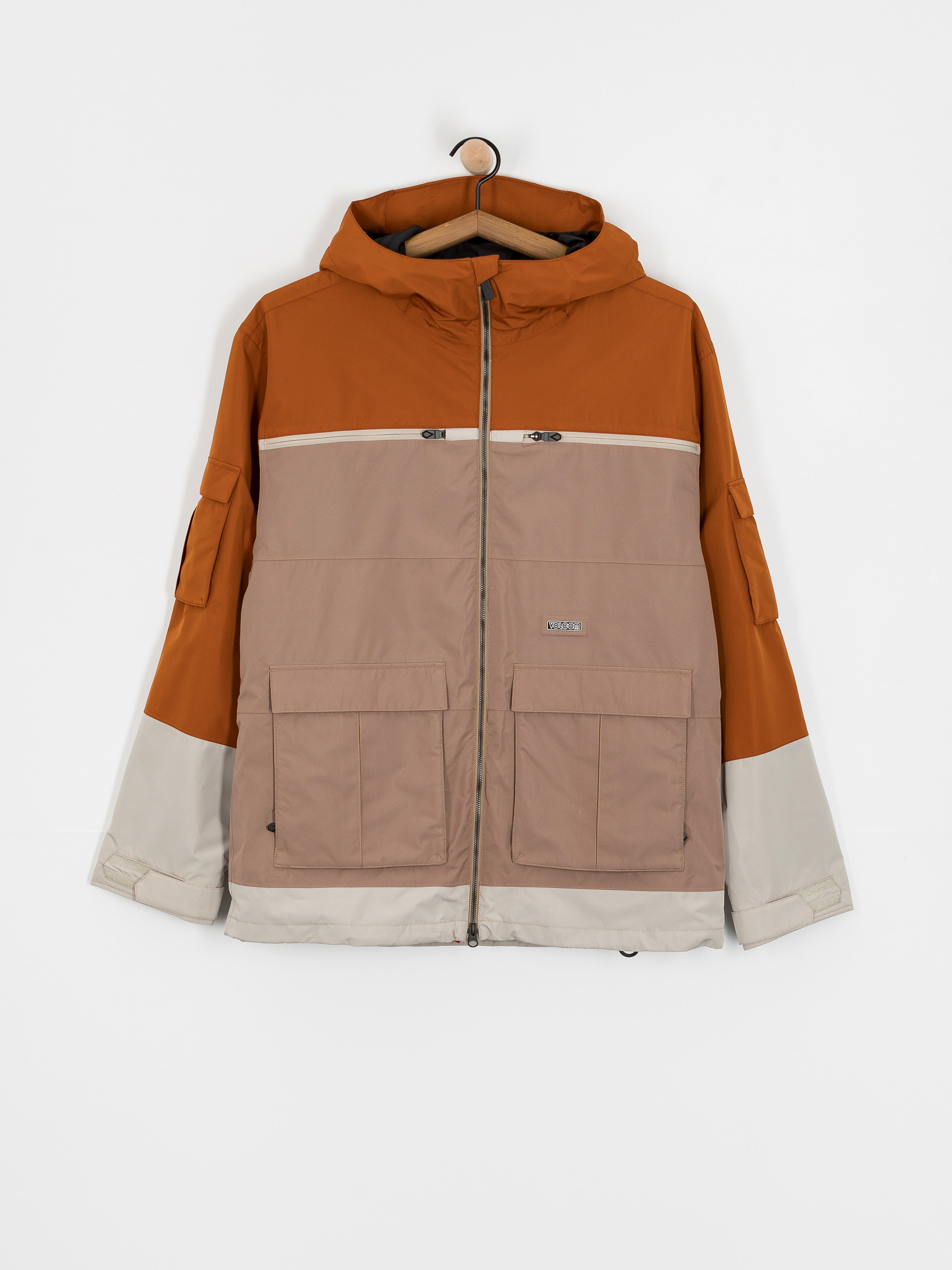 Чоловіча Сноубордична куртка Volcom Nightbreaker 20K (chestnut brown)
