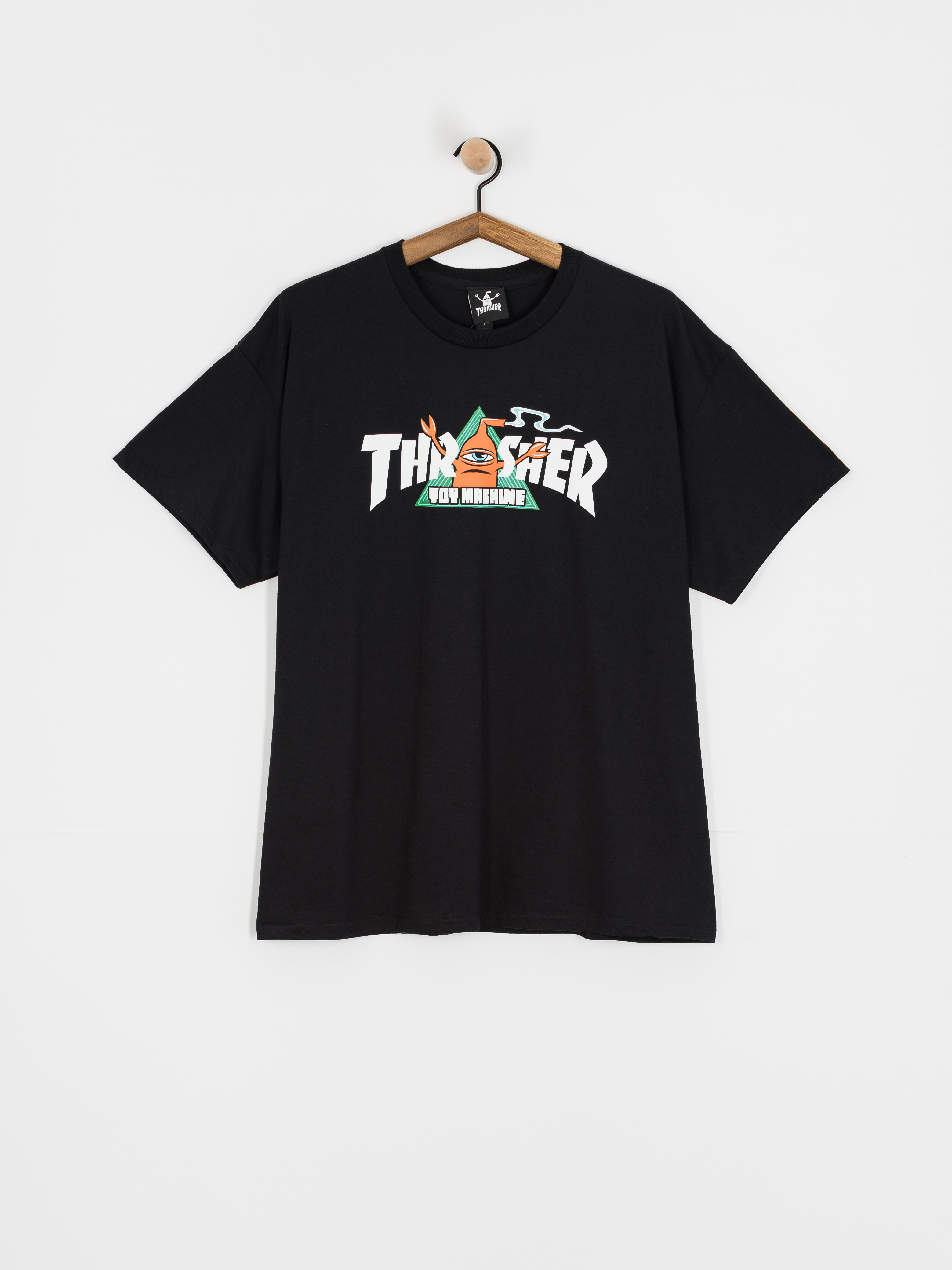 Футболка Thrasher X Toy Machine Vortex (black)