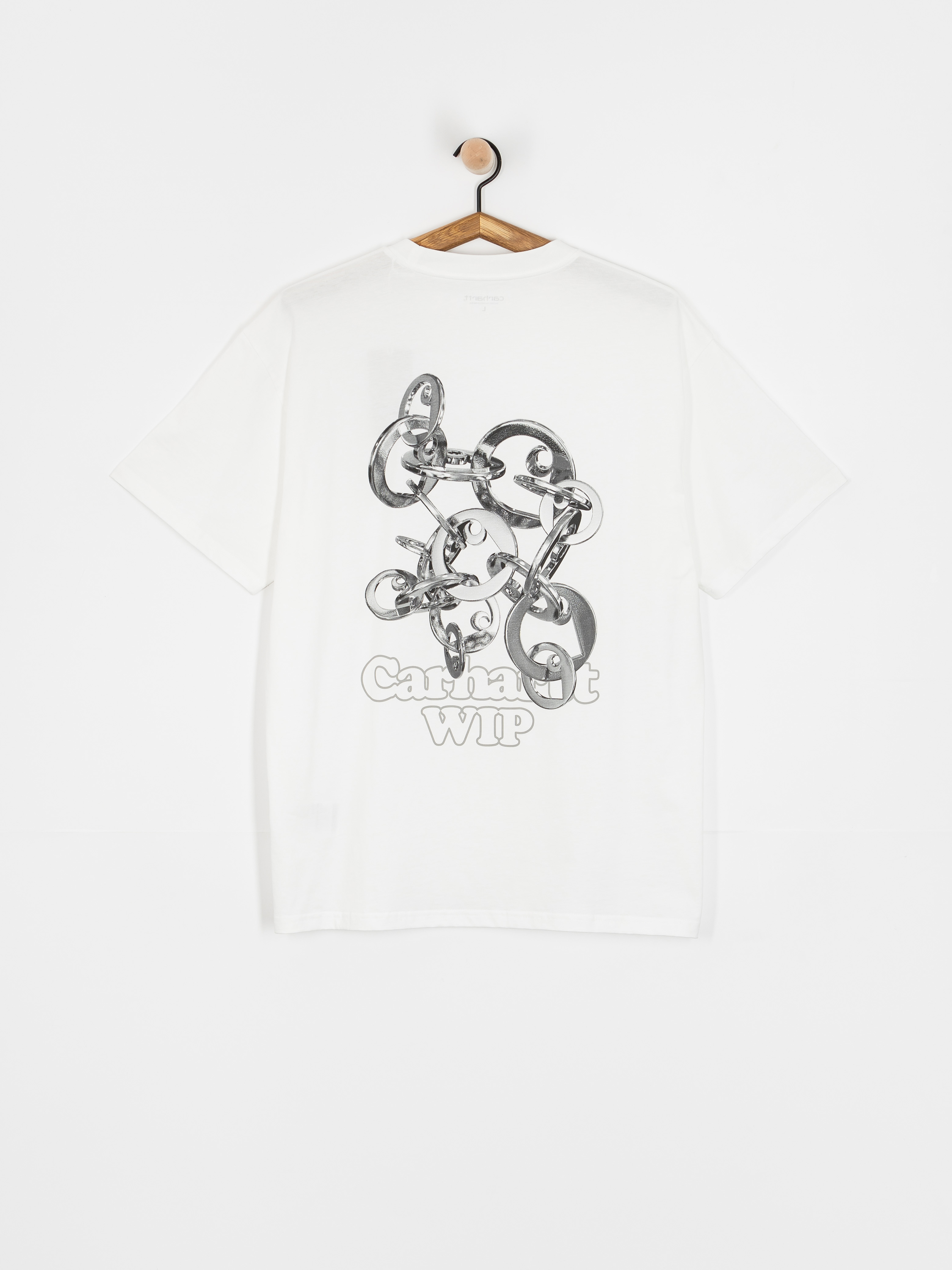 Футболка Carhartt WIP Linked Charms (white/silver)