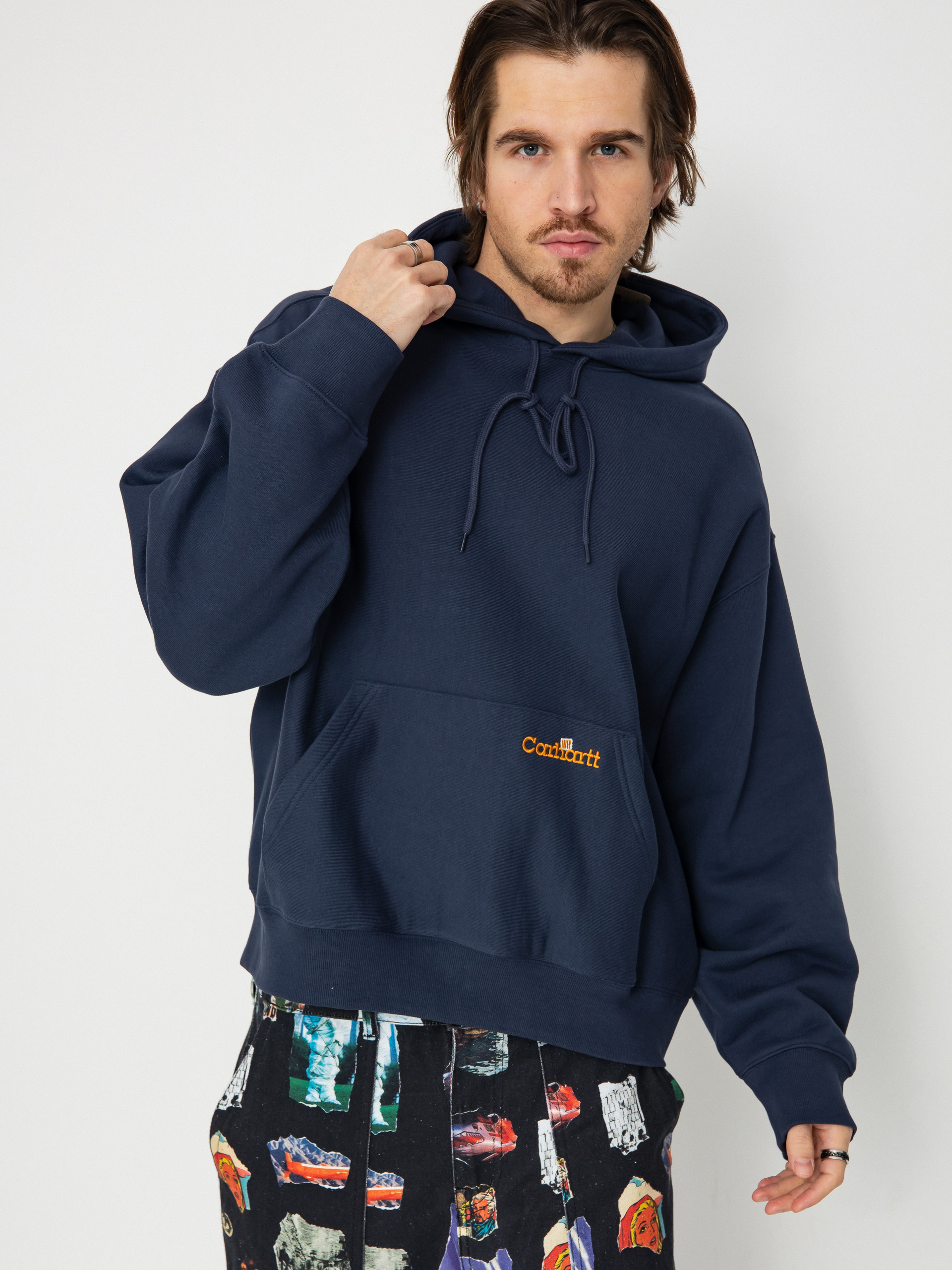 u0425u0443u0434u0456 Carhartt WIP Label Script HD (blue)
