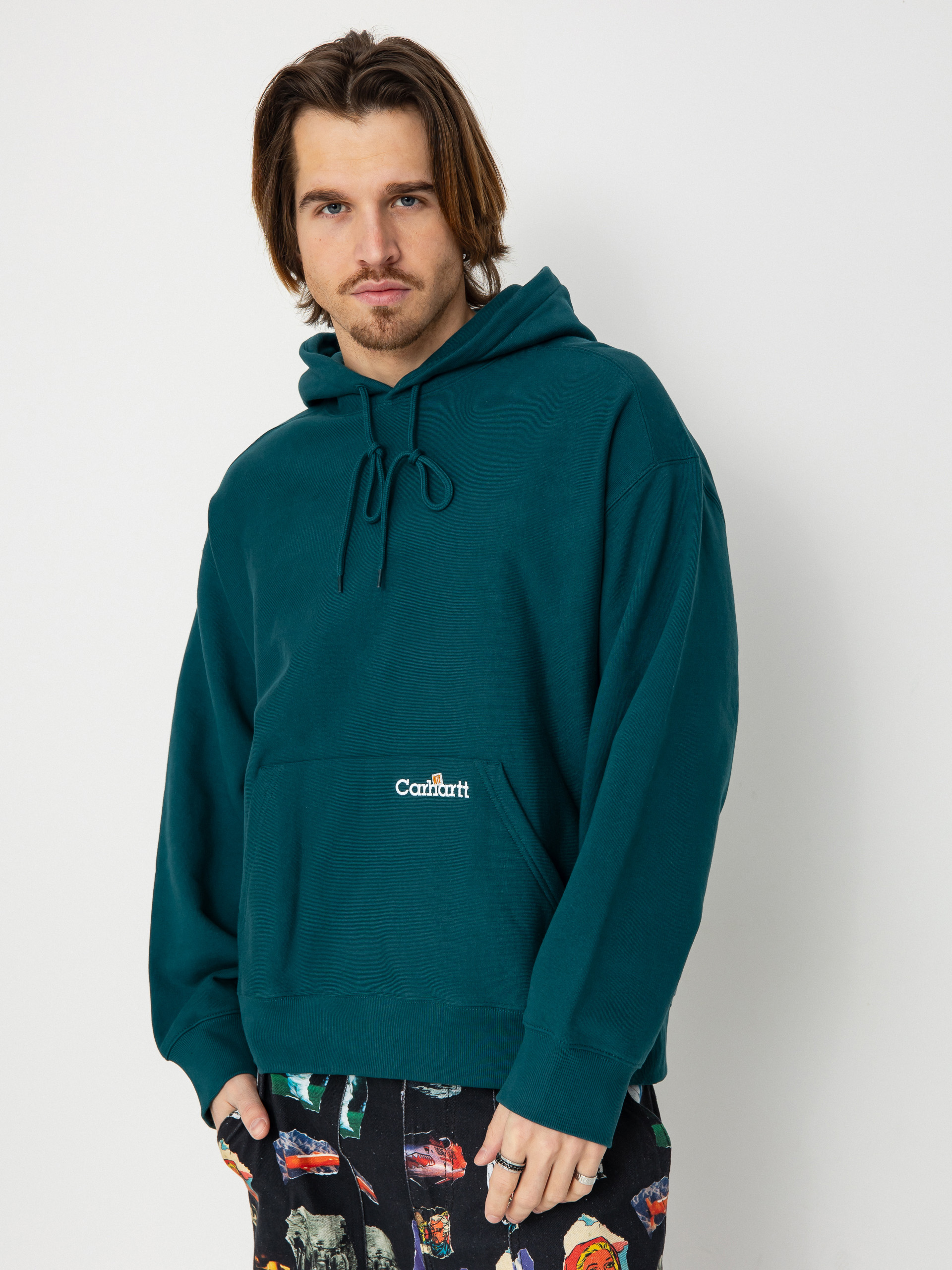 u0425u0443u0434u0456 Carhartt WIP Label Script HD (malachite)