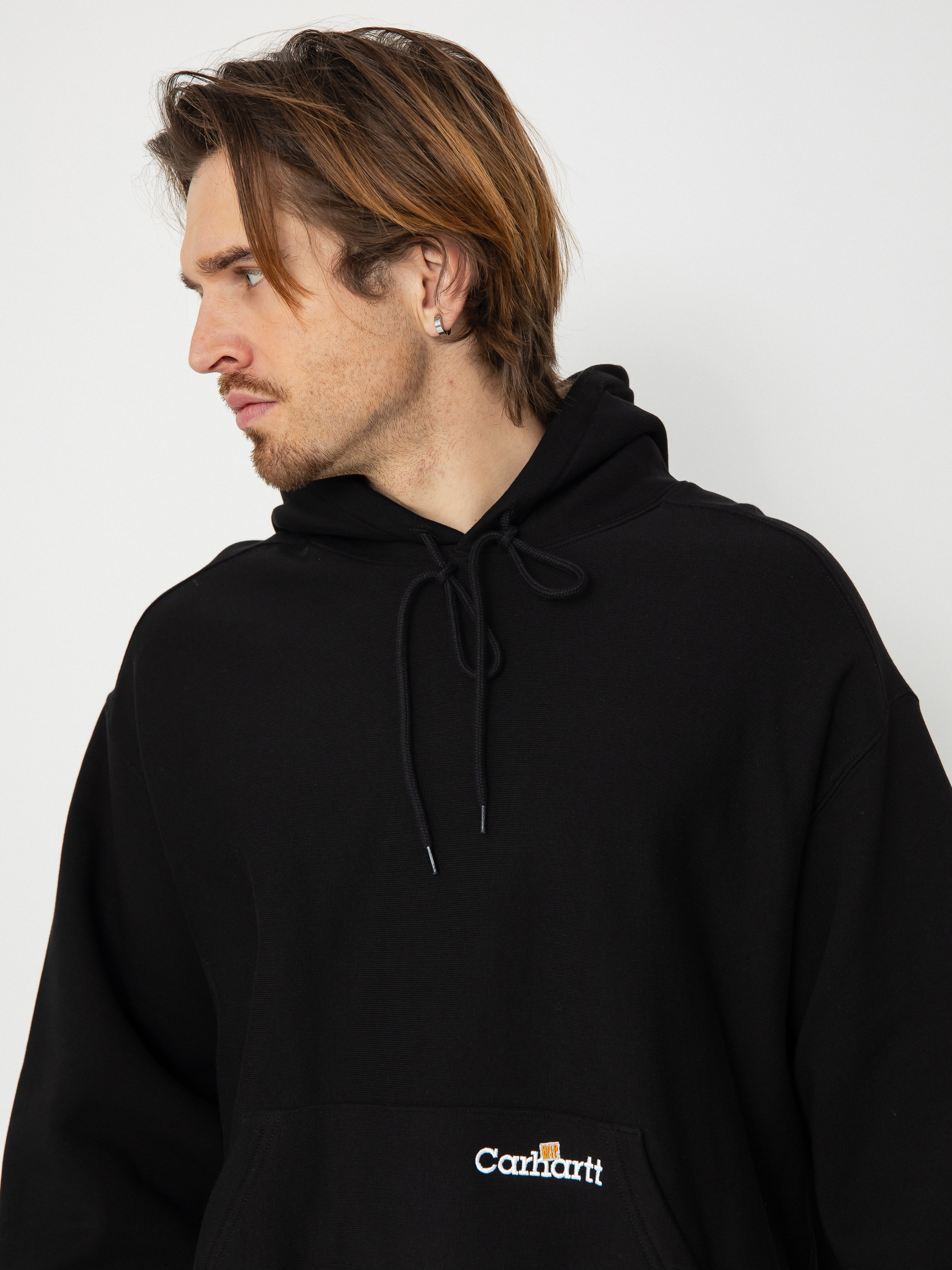 Худі Carhartt WIP Label Script HD (black)