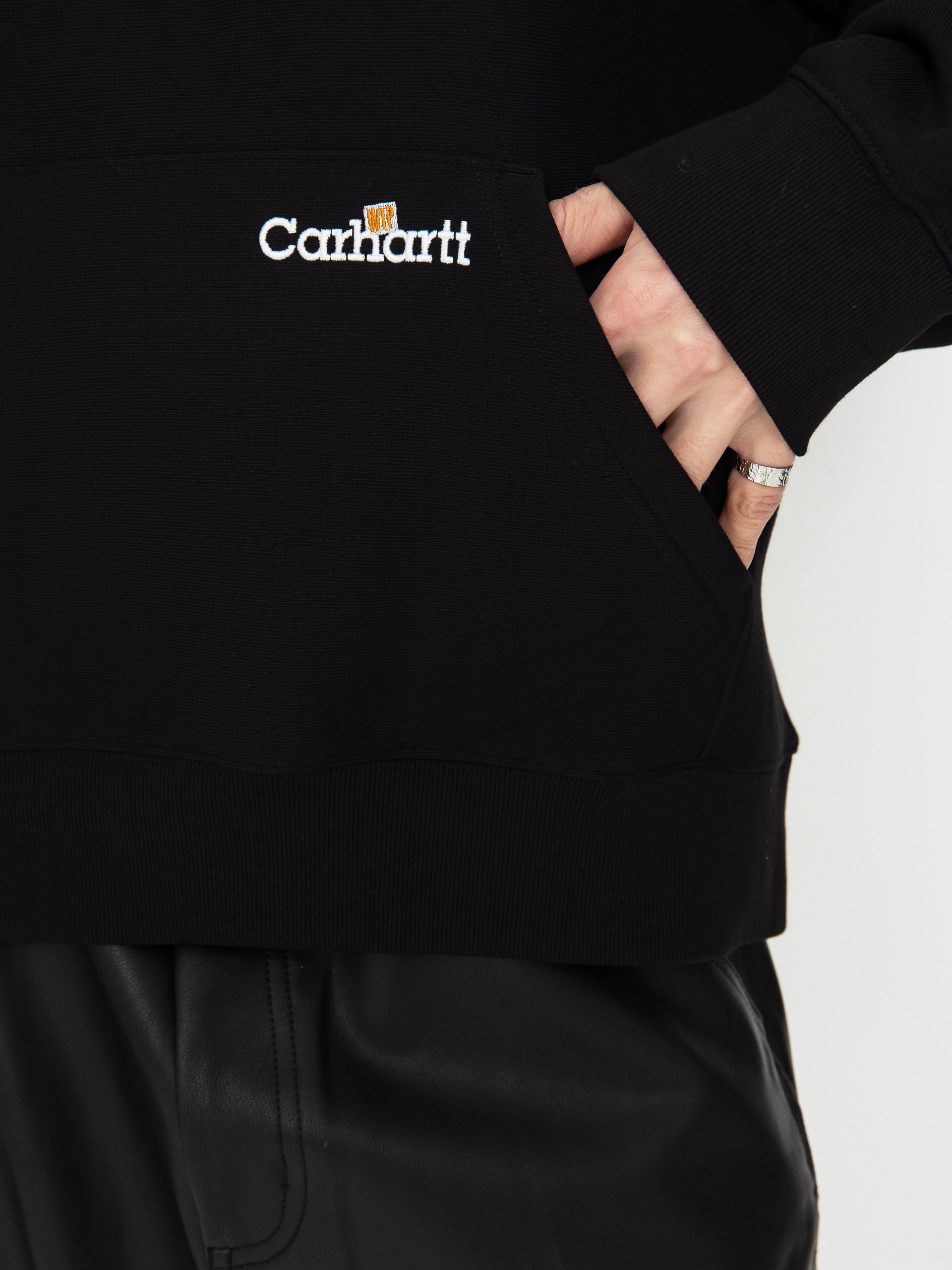 Худі Carhartt WIP Label Script HD (black)