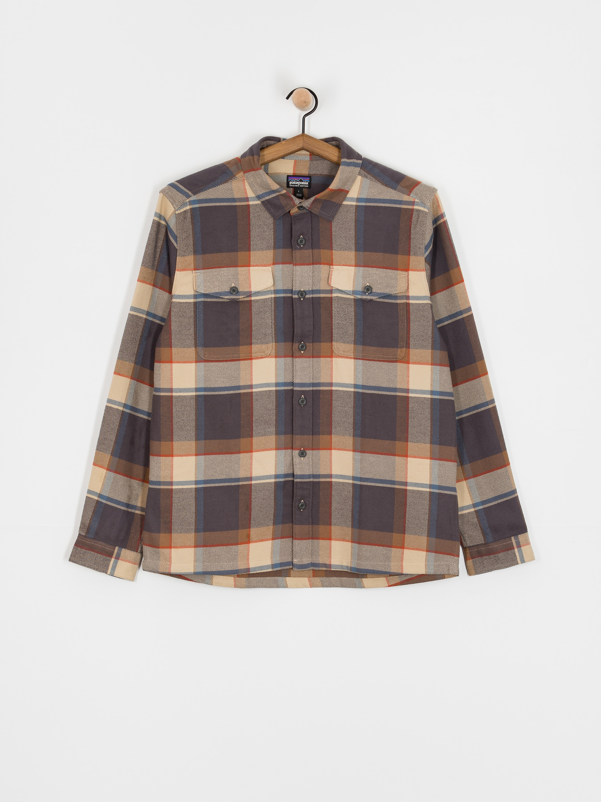 Сорочка Patagonia Fjord Flannel (sunrise ridge forge grey)