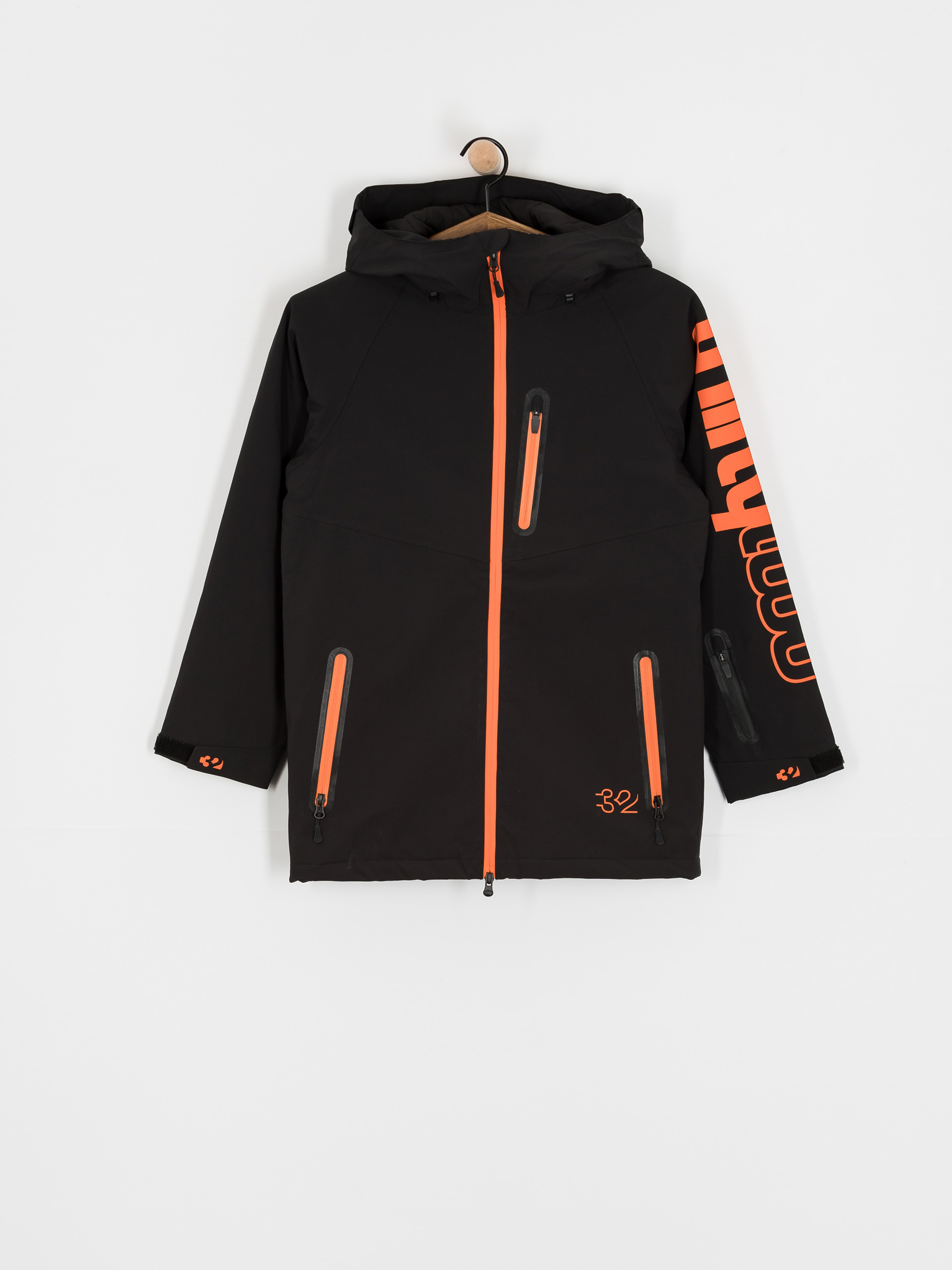 Сноубордична куртка ThirtyTwo Youth Grasser Insulated JR (black/orange)