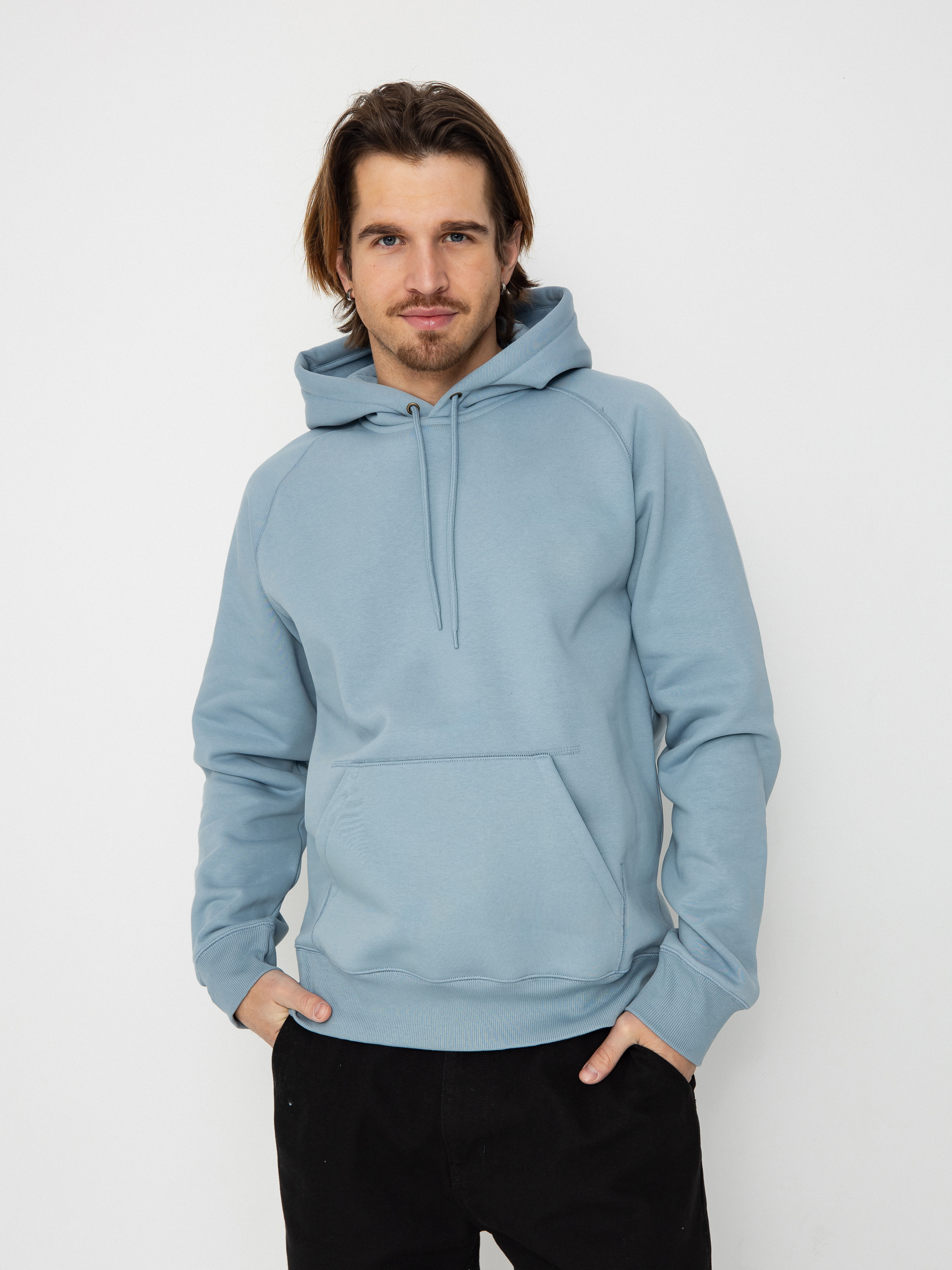 Худі Carhartt WIP Chase HD (frosted blue/gold)