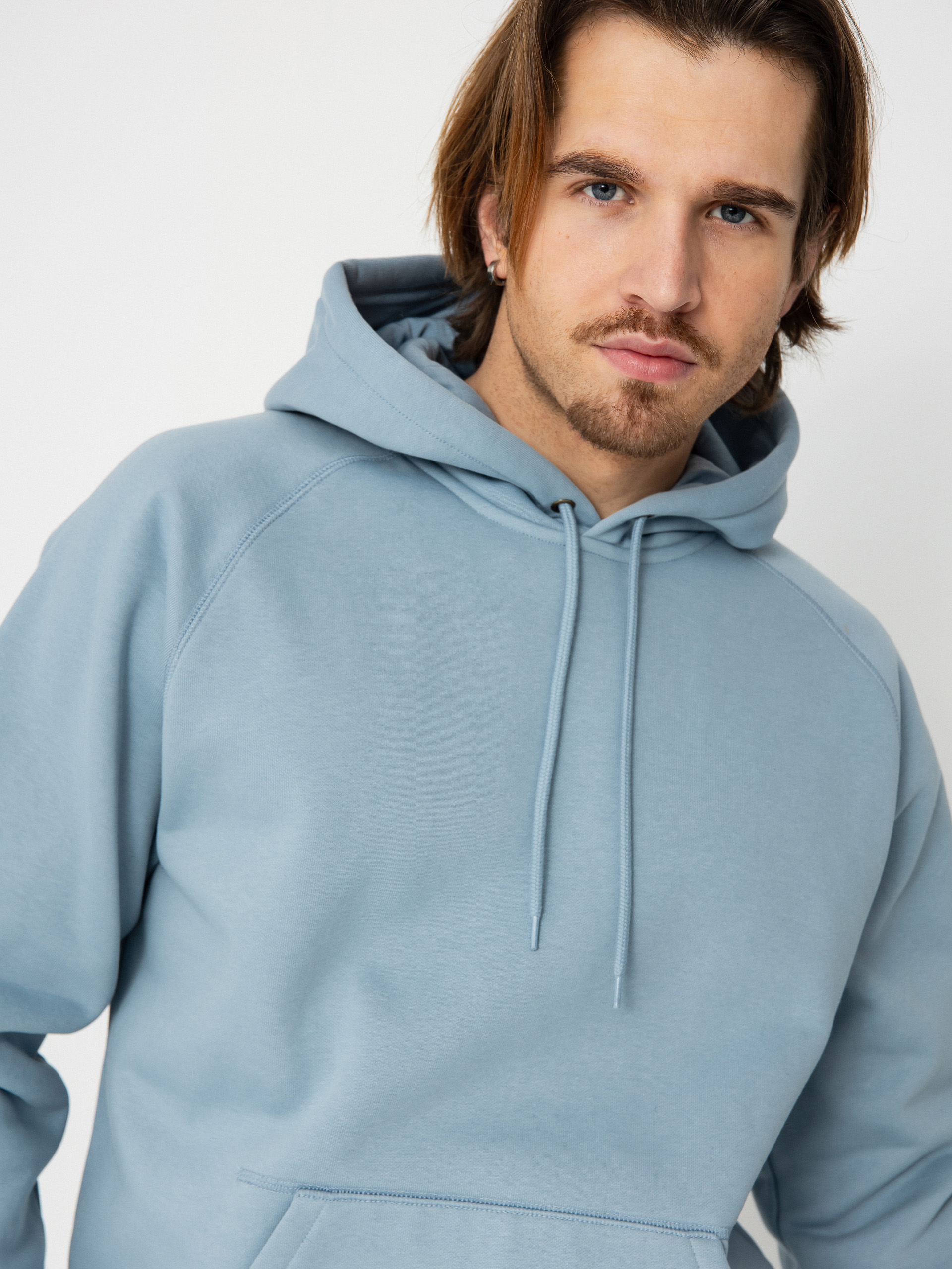 Худі Carhartt WIP Chase HD (frosted blue/gold)