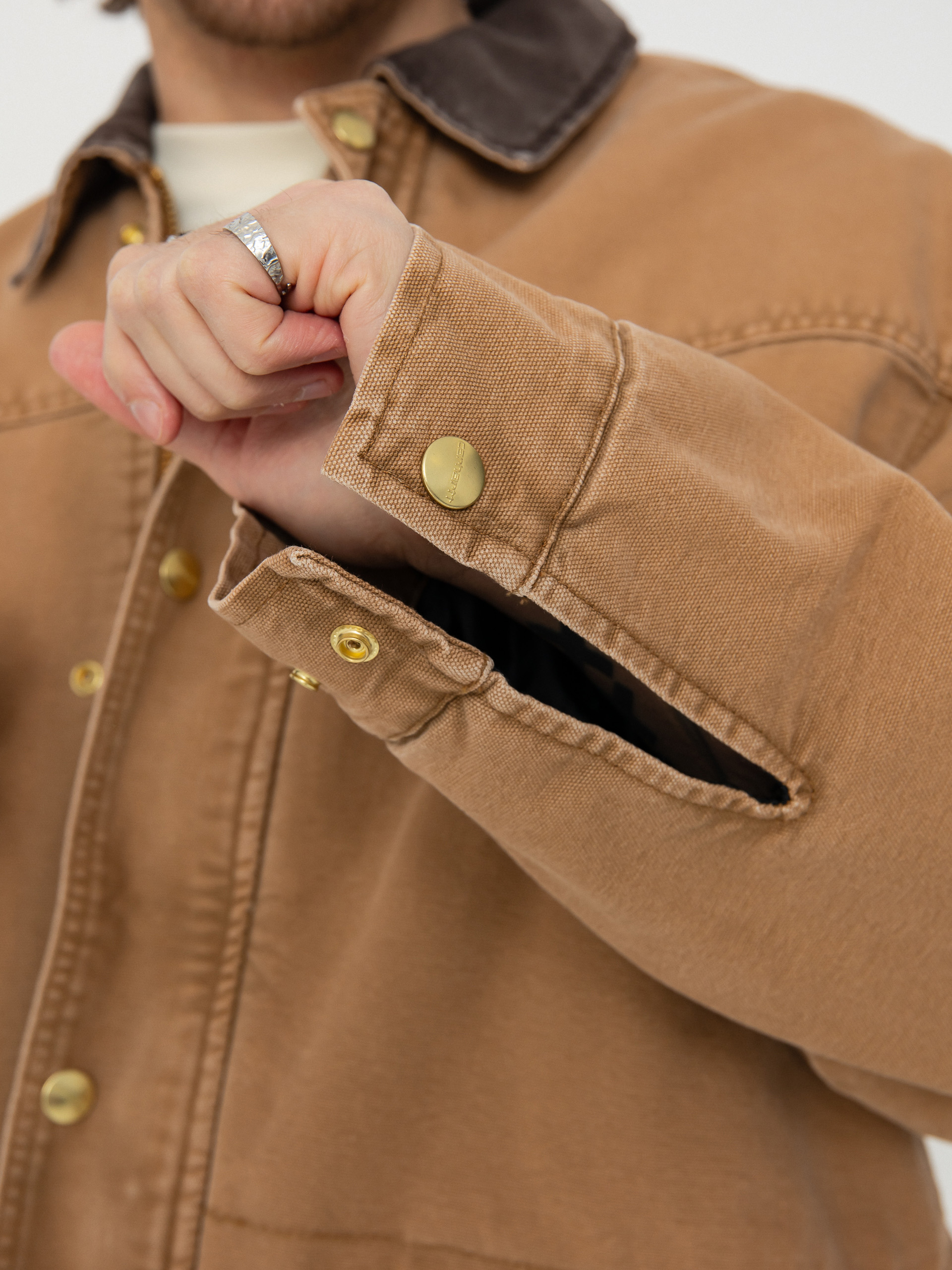 Куртка Carhartt WIP OG Santa Fe Coat (hamilton brown/tobacco)