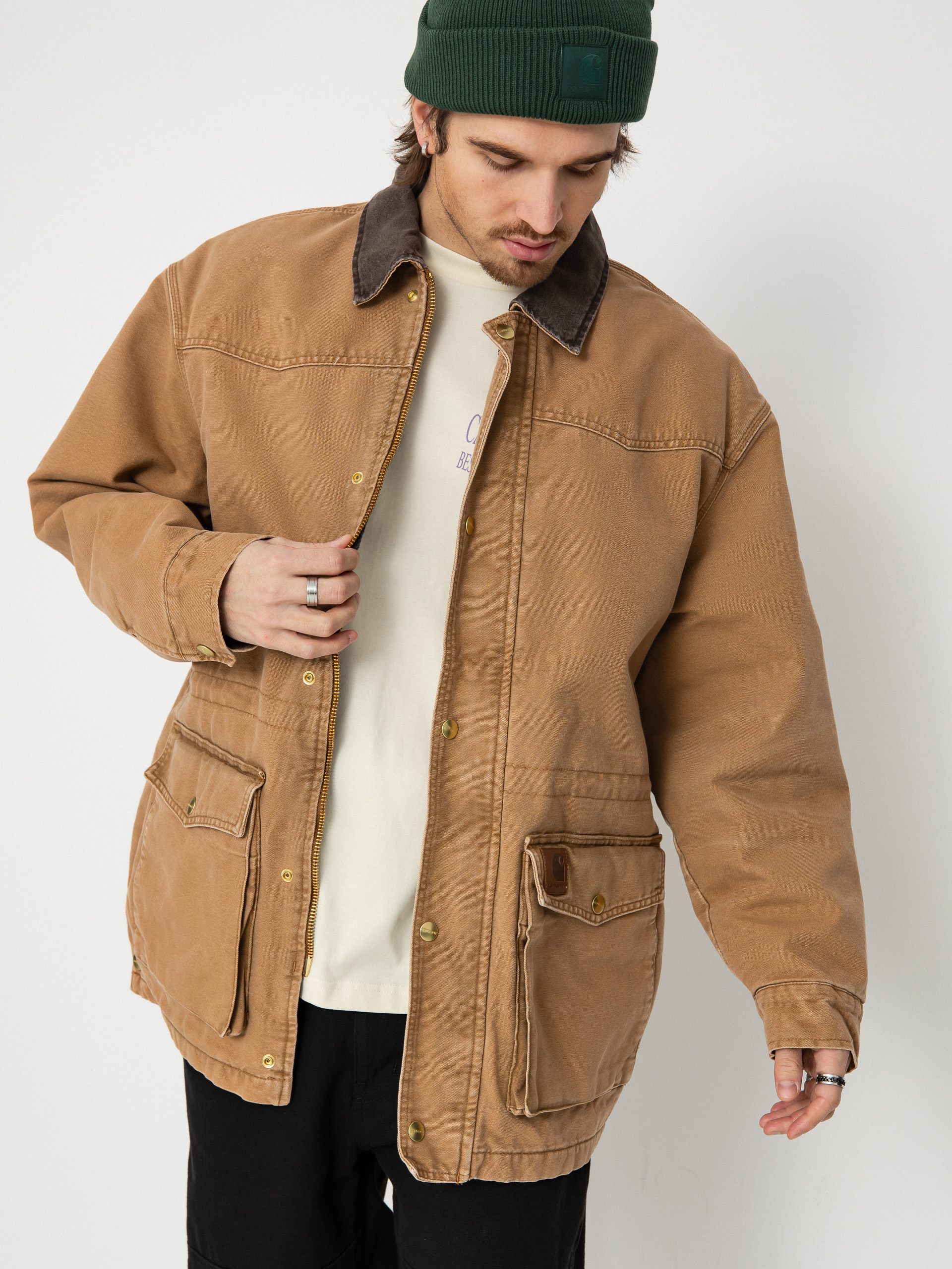 u041au0443u0440u0442u043au0430 Carhartt WIP OG Santa Fe Coat (hamilton brown/tobacco)