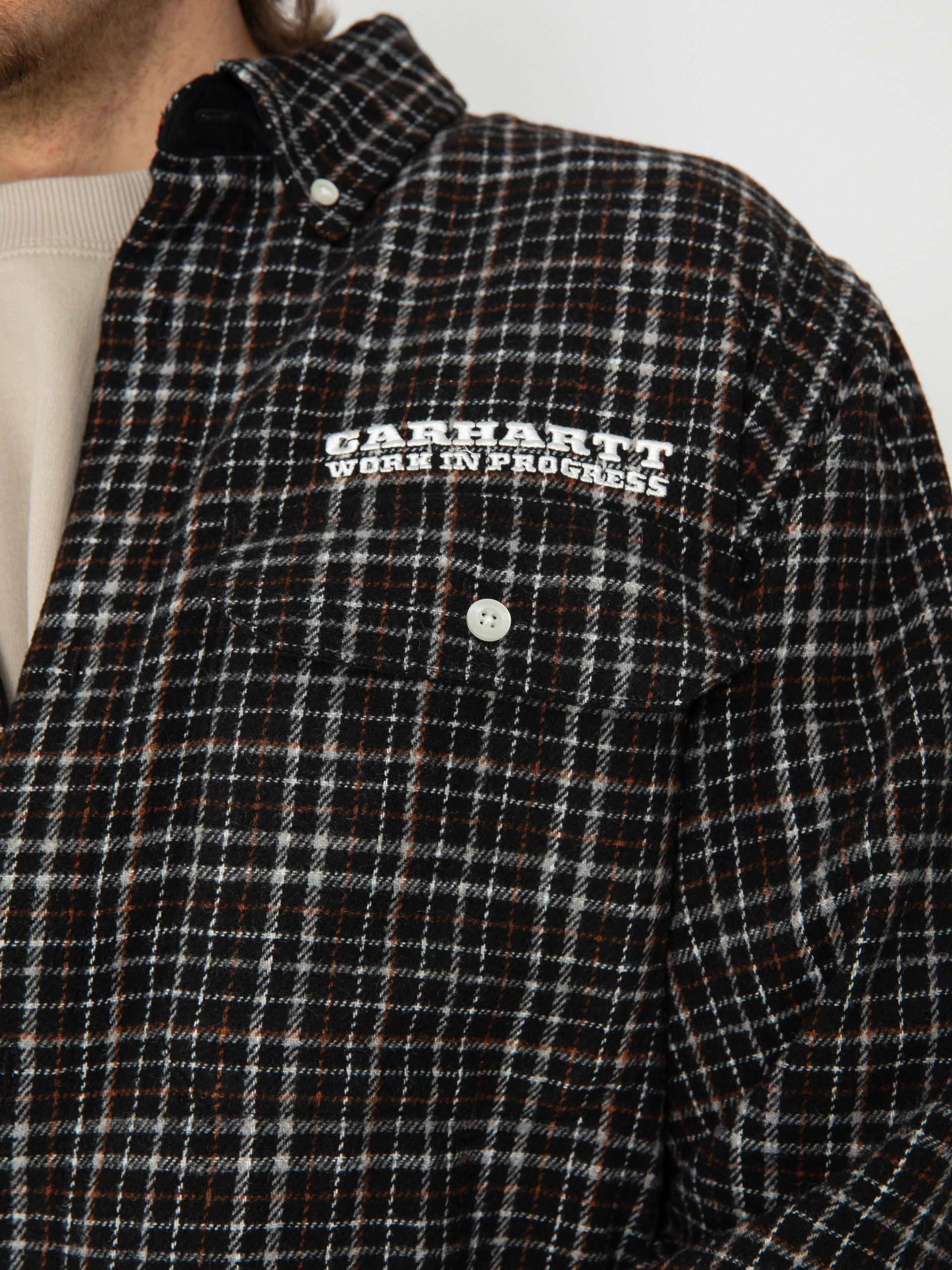 Сорочка Carhartt WIP Runaway Millett (millett check black/wax)