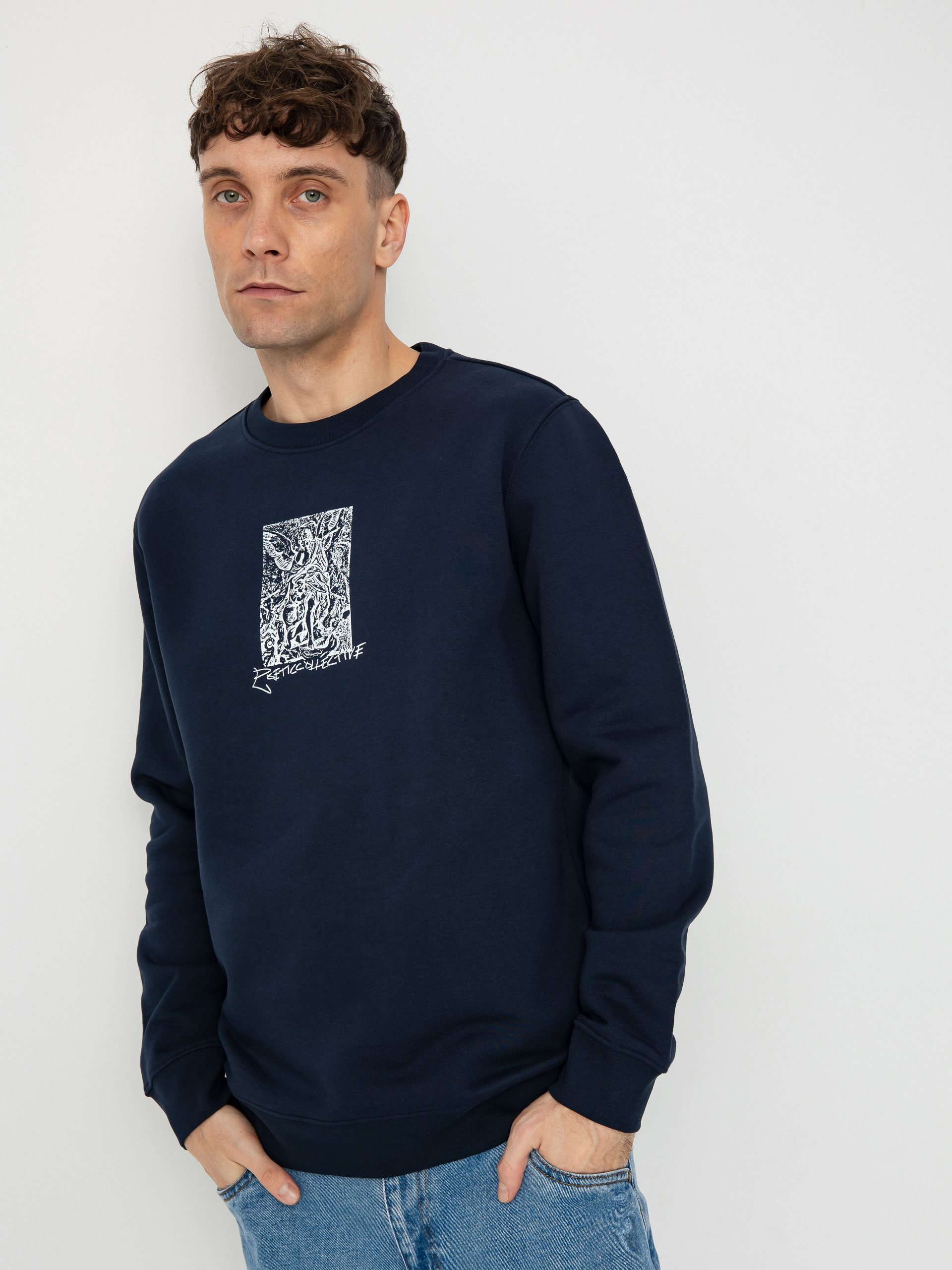 u0421u0432u0456u0442u0448u043eu0442 Poetic Collective Angel Crewneck (navy)
