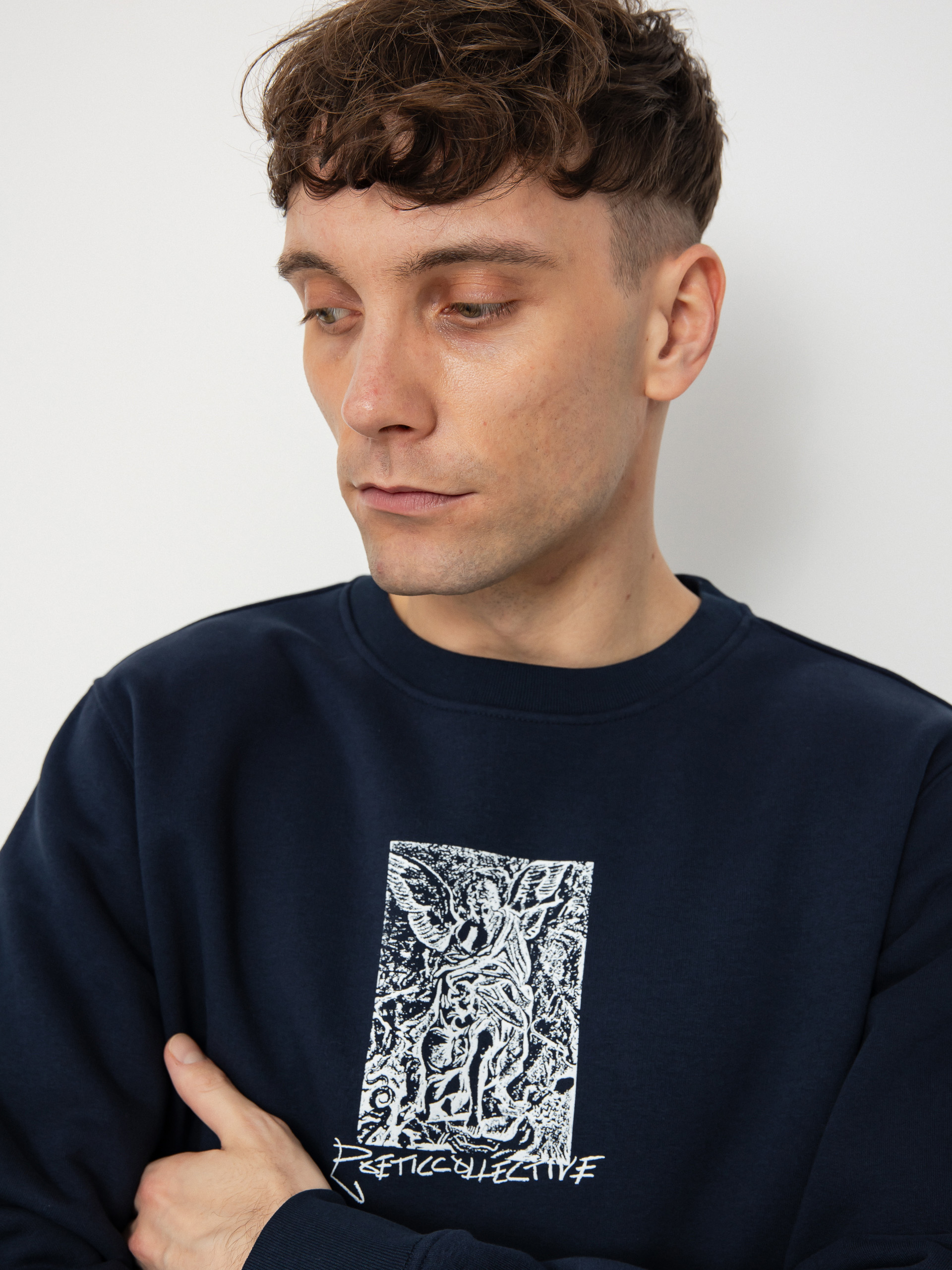 Світшот Poetic Collective Angel Crewneck (navy)