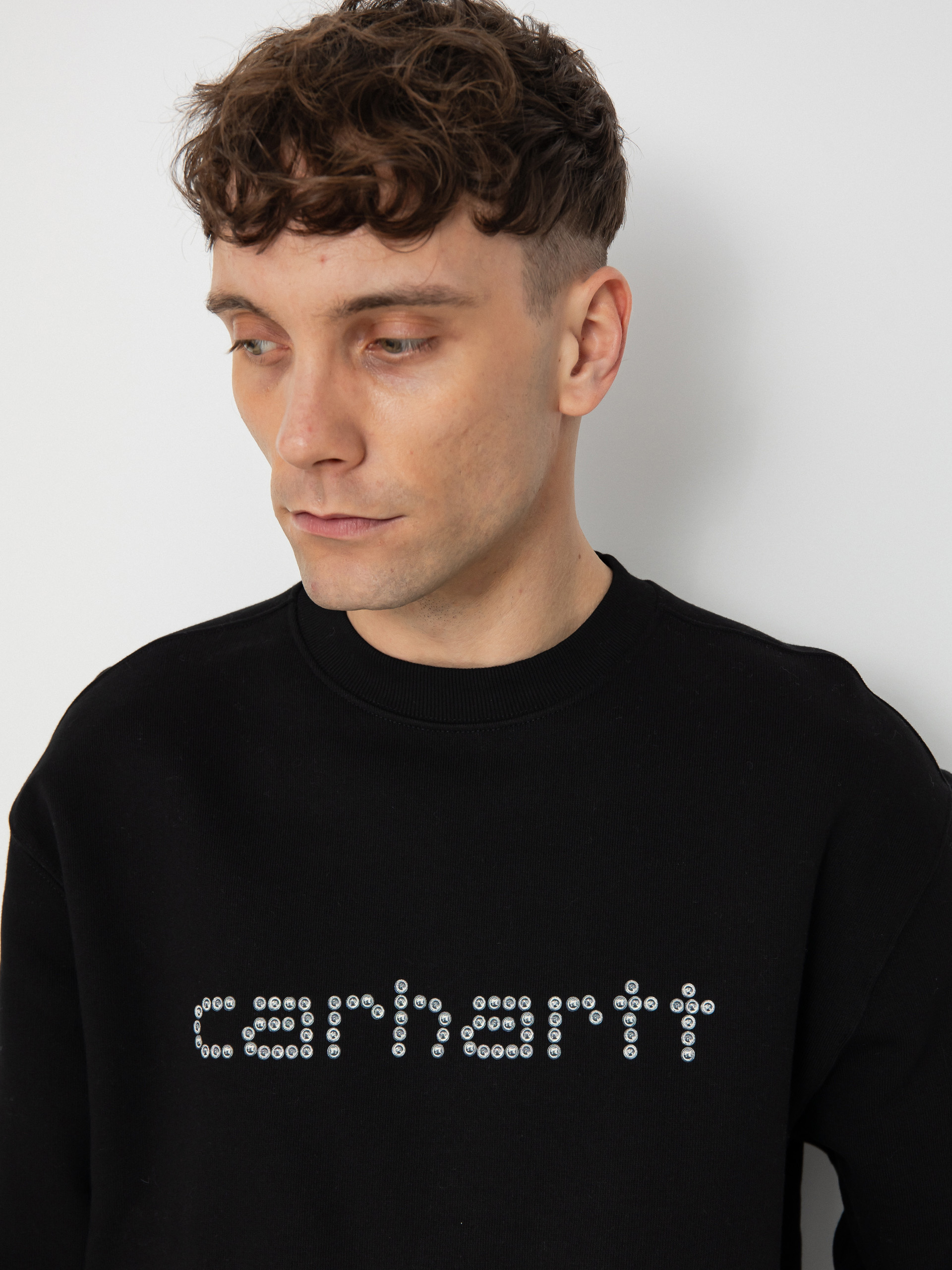 Світшот Carhartt WIP Rivet Script (black)