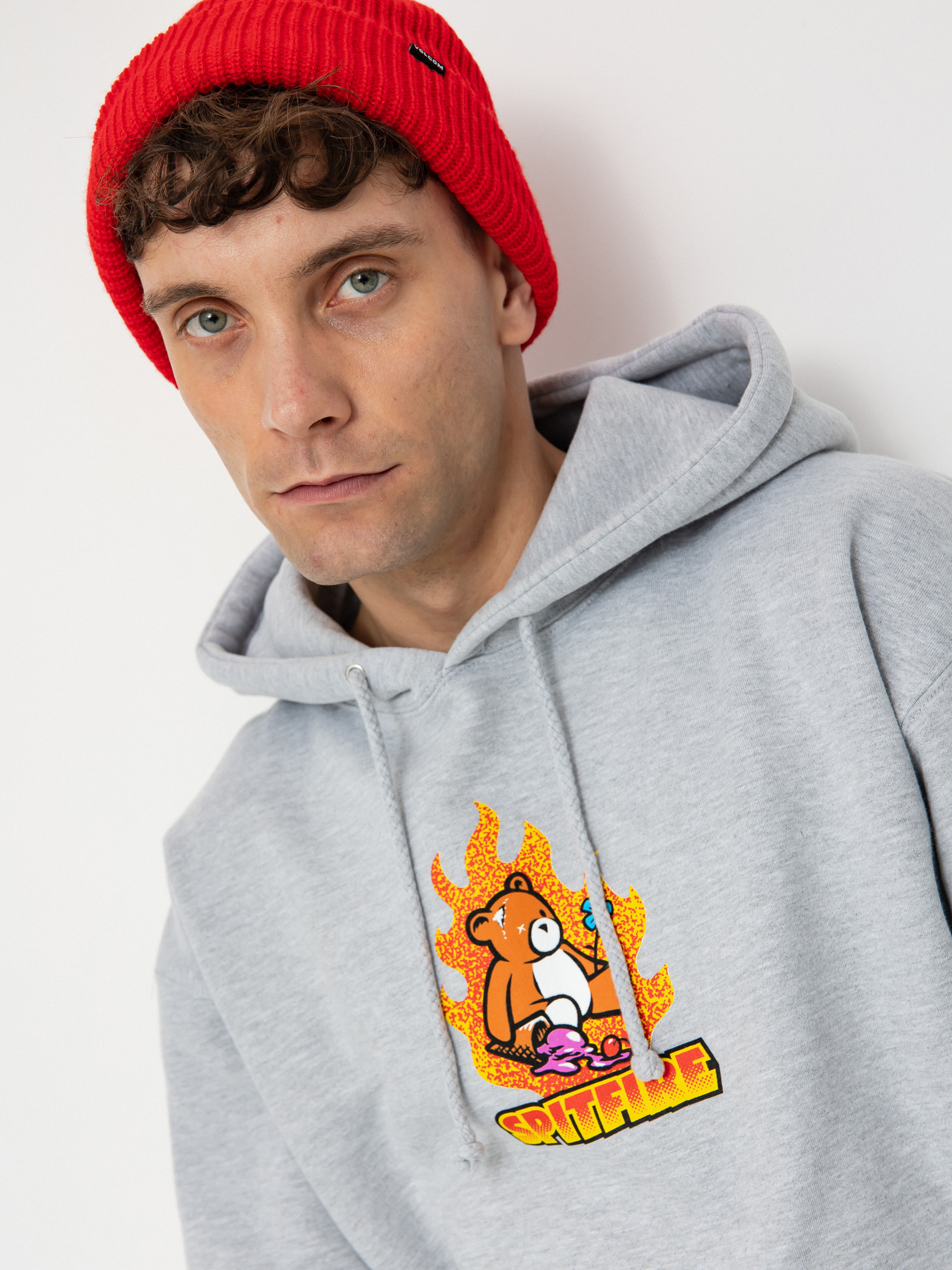 Худі Spitfire Lil Beatdowns HD (heather grey)